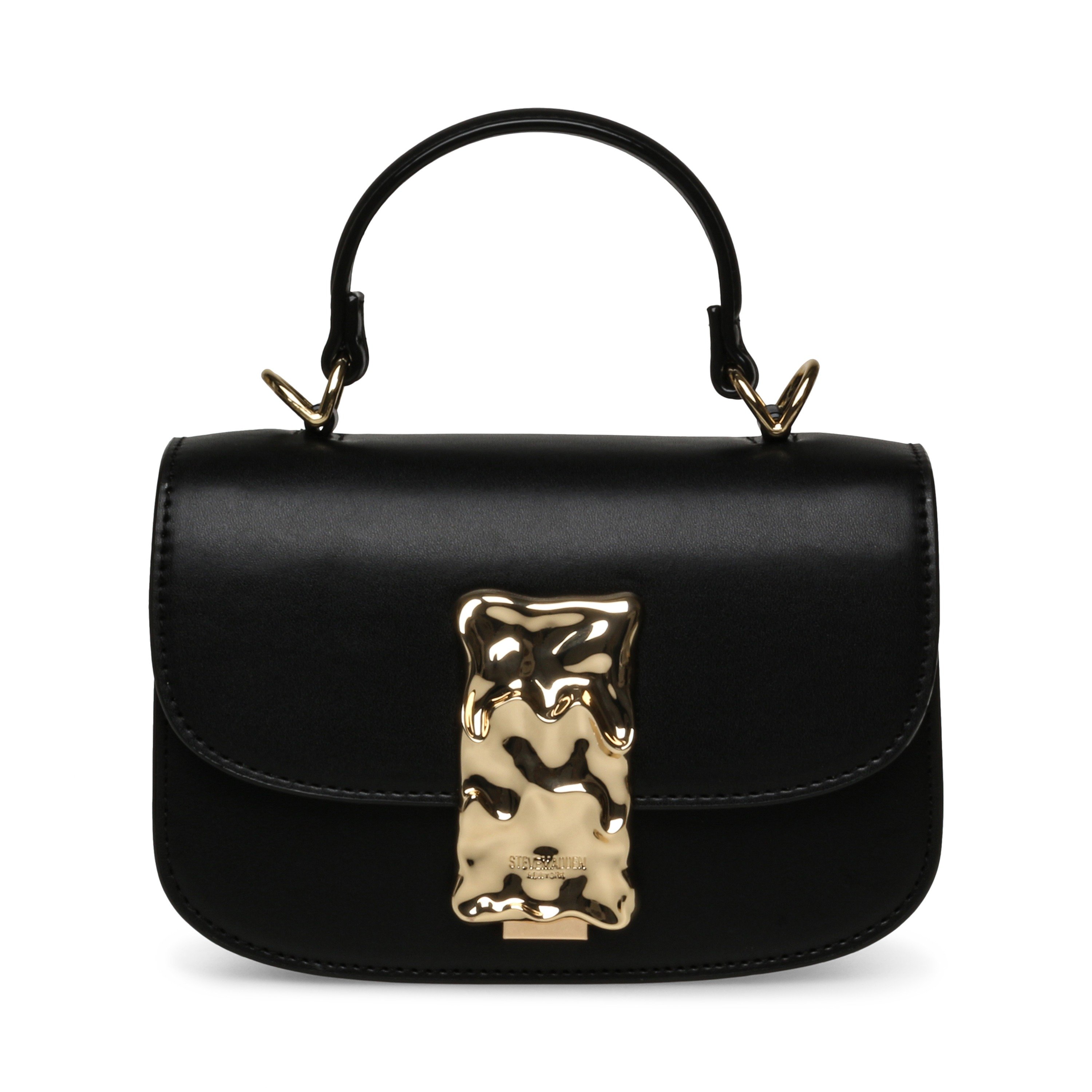 Binque Black/Gold Satchel
