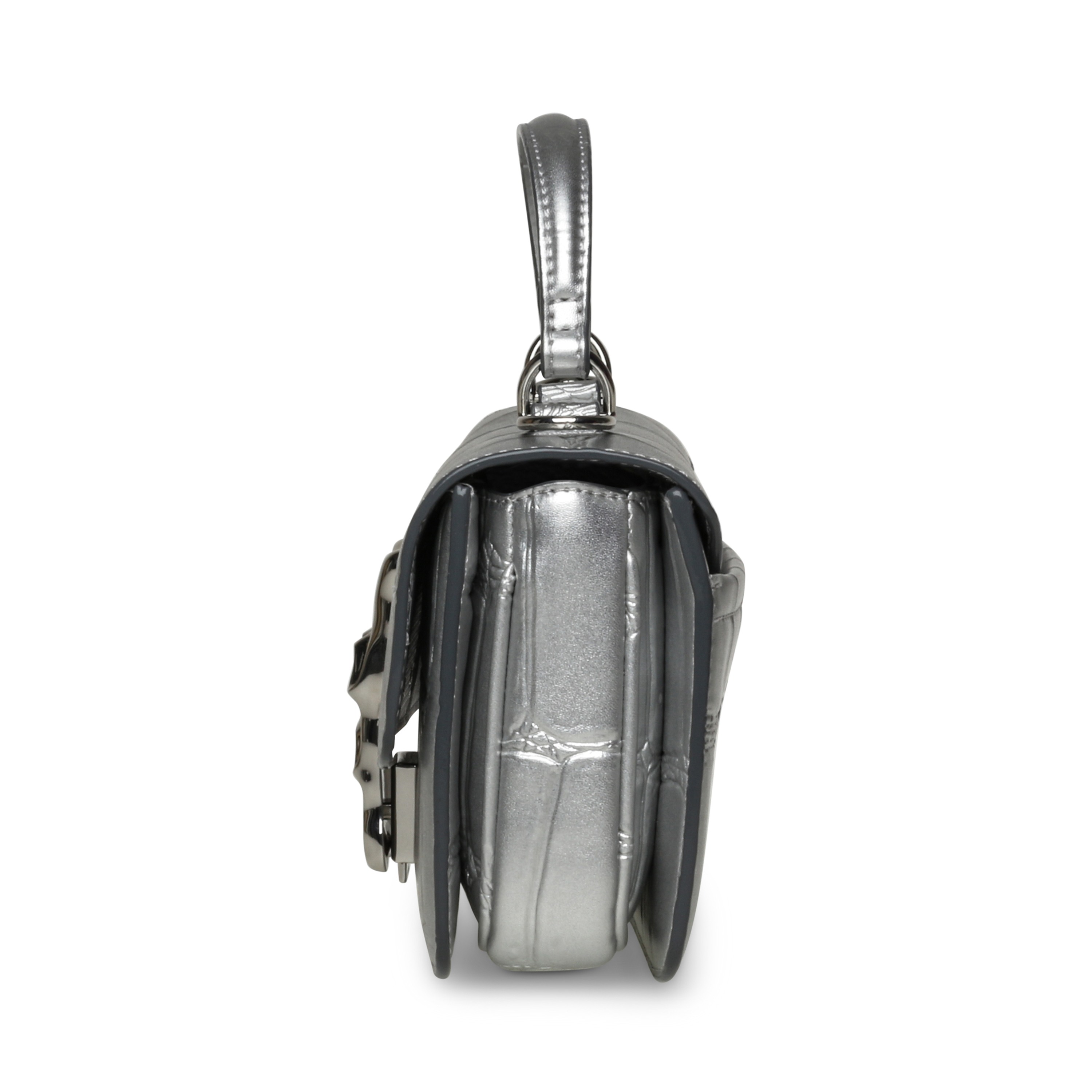 Binque-C Silver Satchel