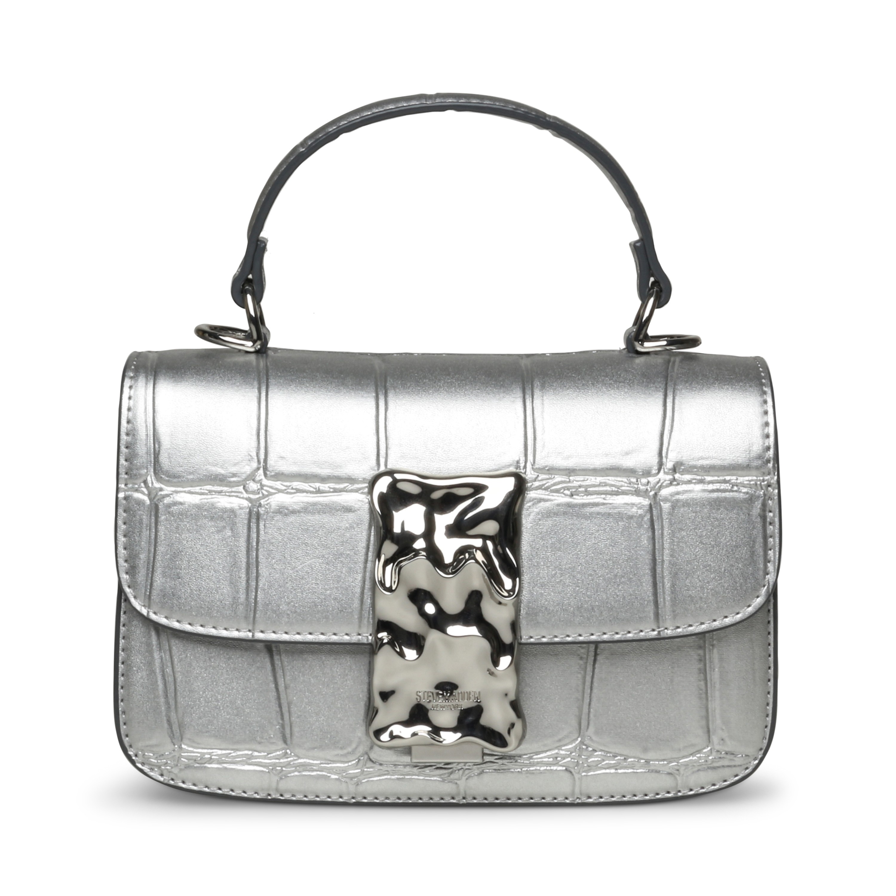 Binque-C Silver Satchel