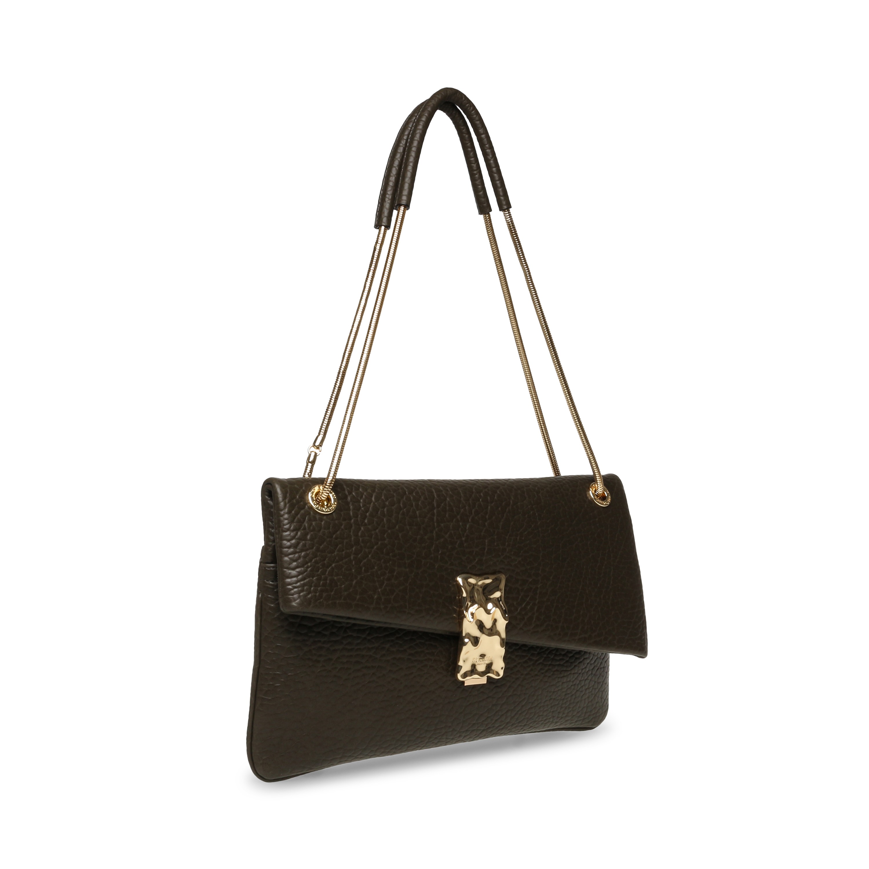 Bdona Olive/Gold Satchel