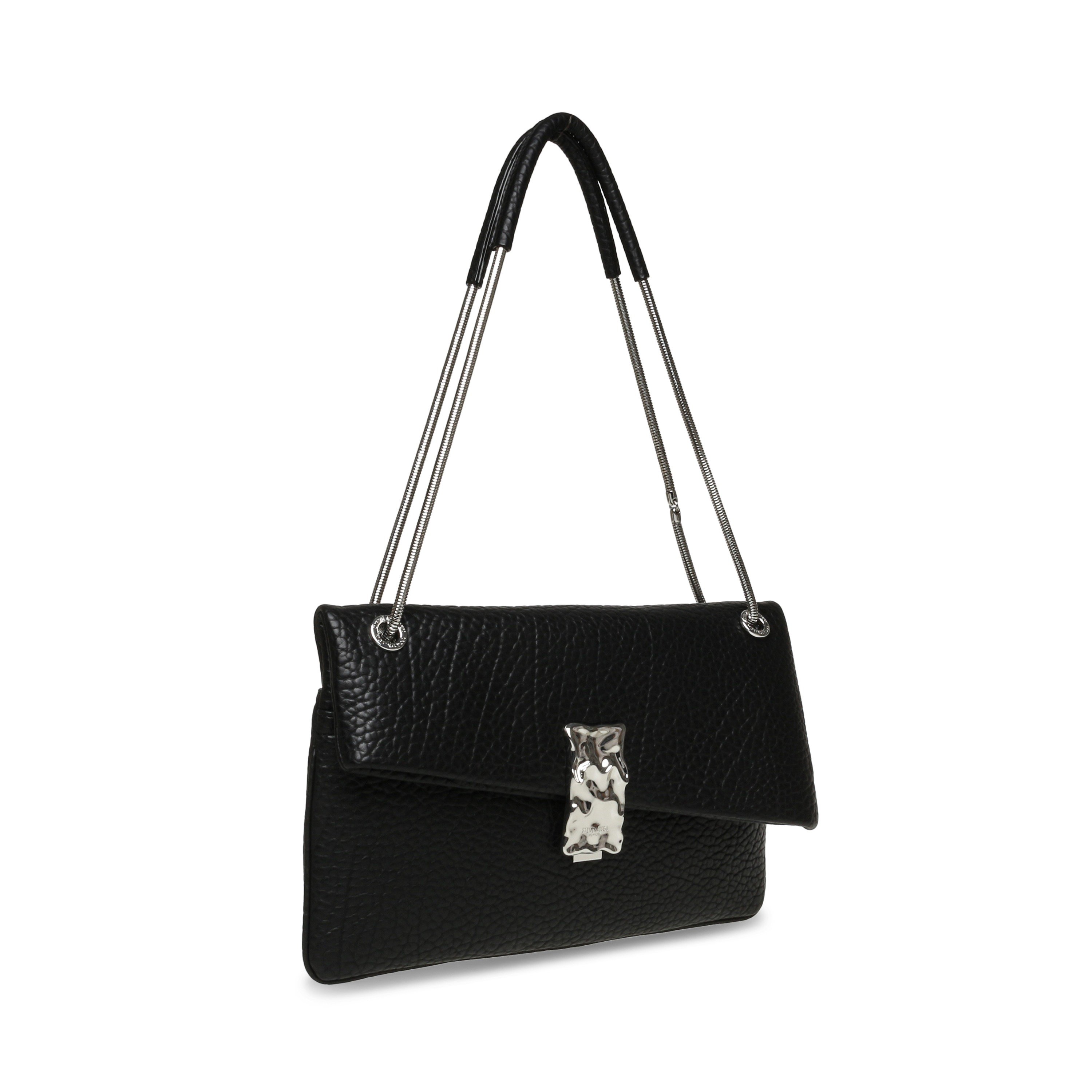 Bdona Black/Silver Satchel
