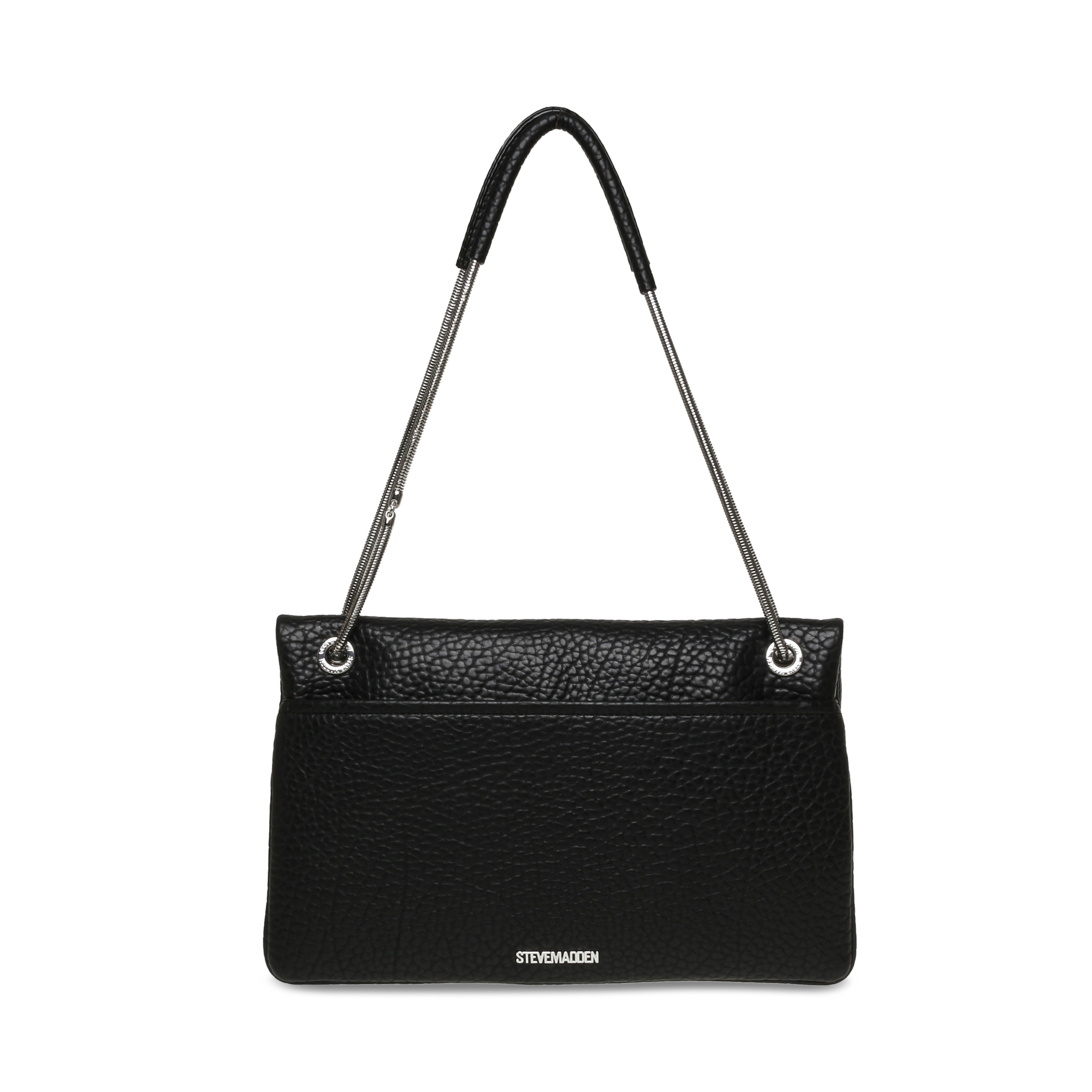 Bdona Black/Silver Satchel