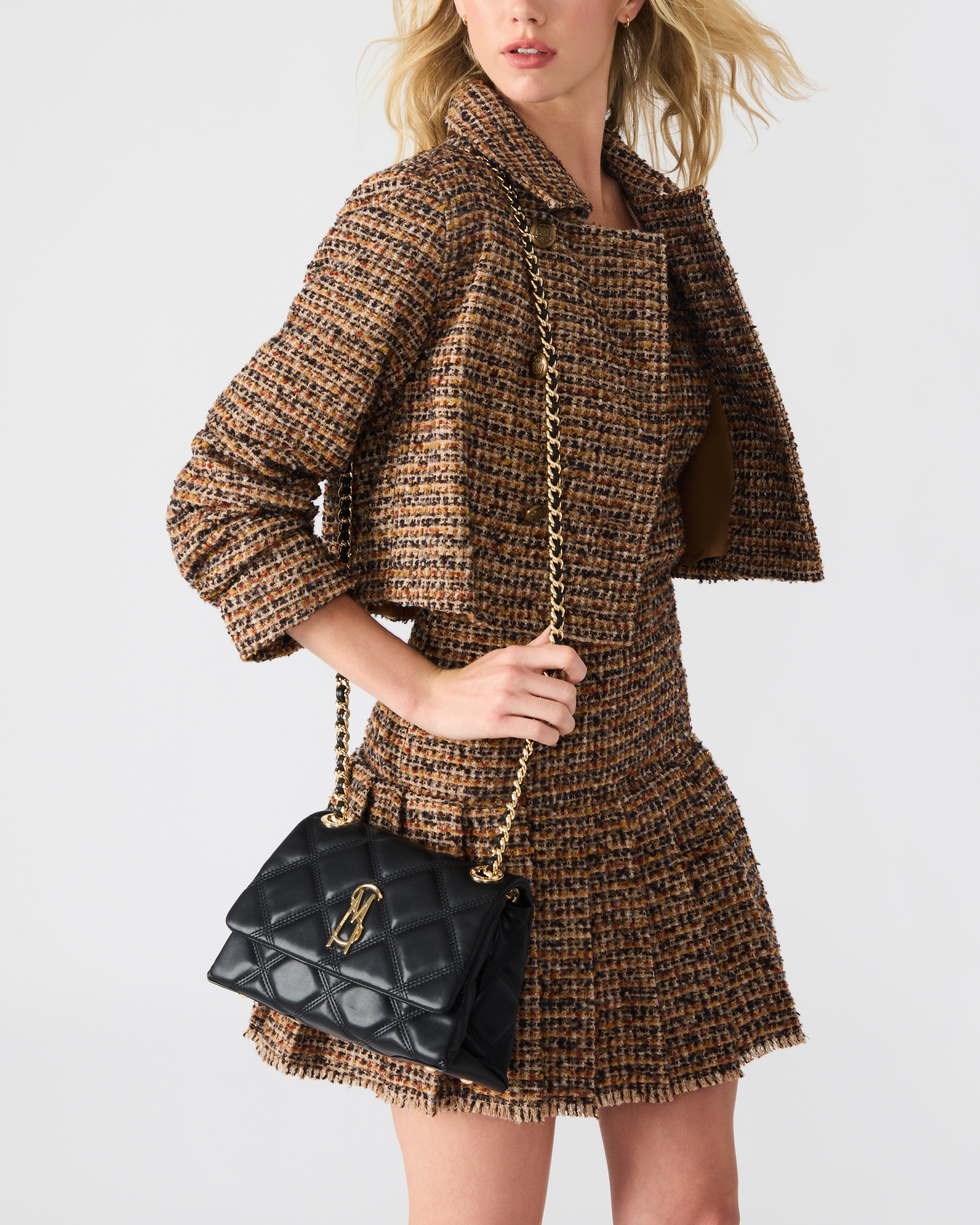 BAMARA-2 Black/Gold Crossbody
