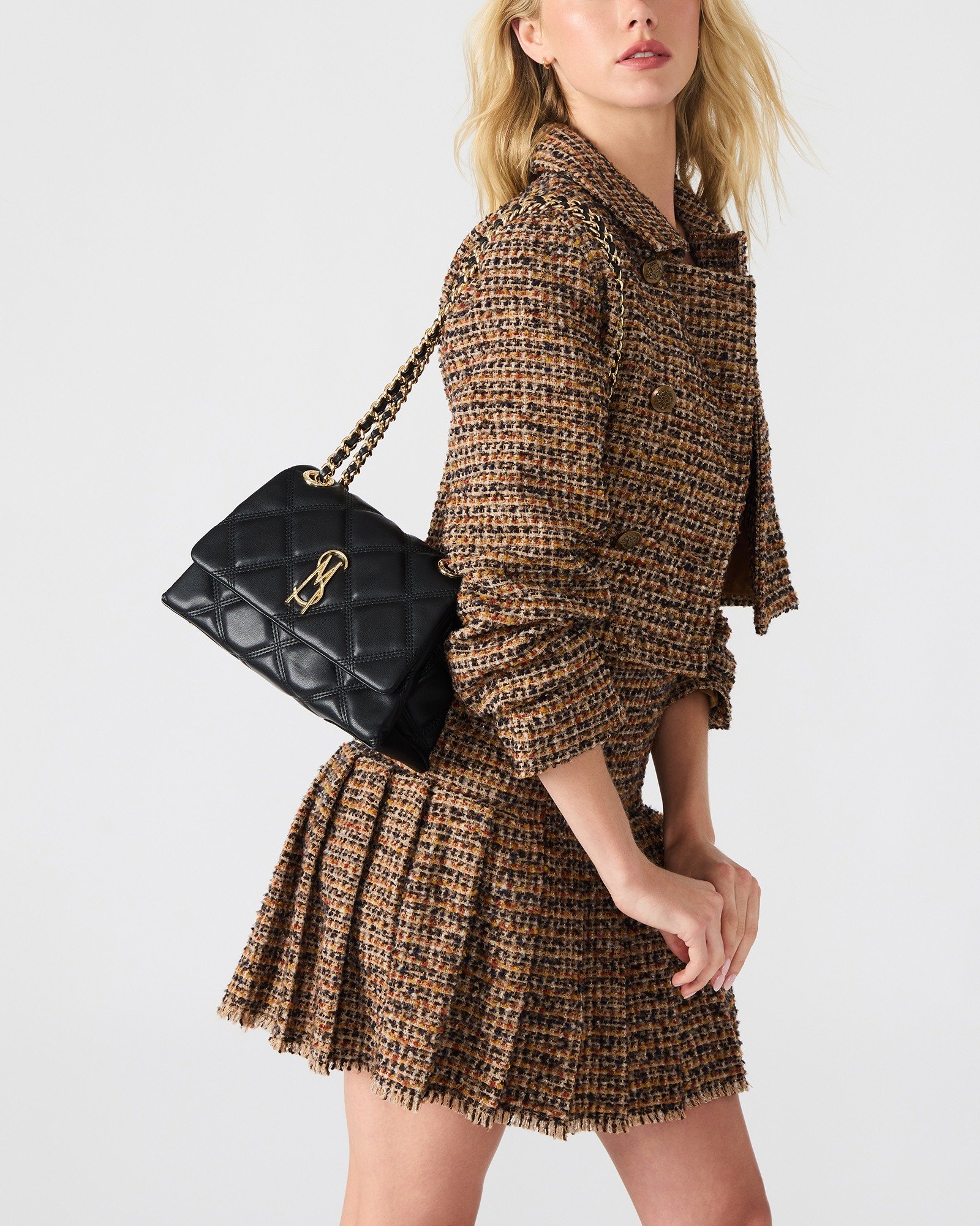 BAMARA-2 Black/Gold Crossbody