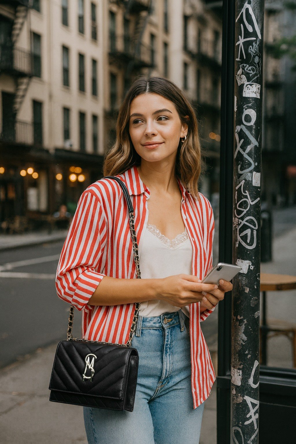 BAMARA-2 Black/Gold Crossbody