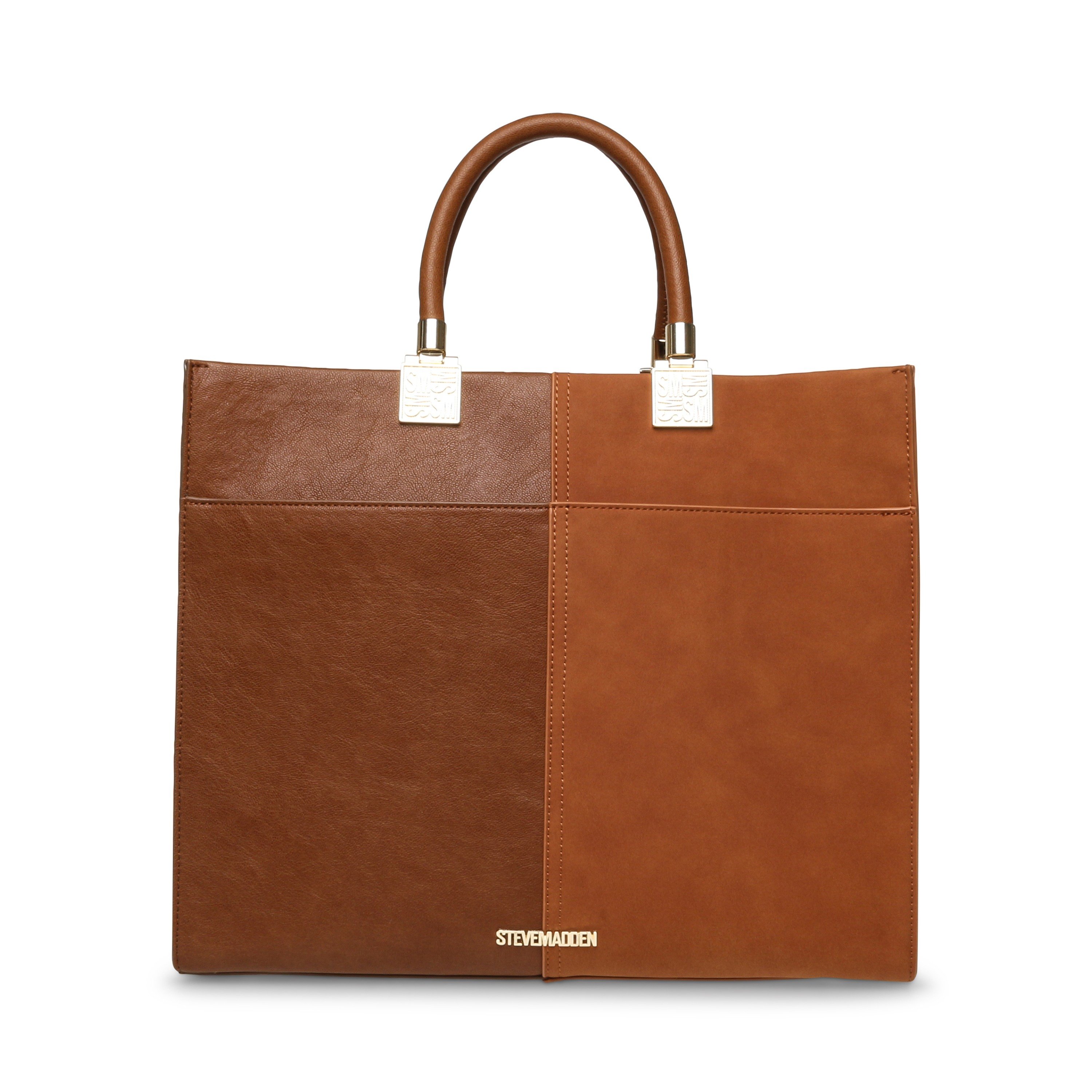 BCHLOEY Cognac/Gold Tote