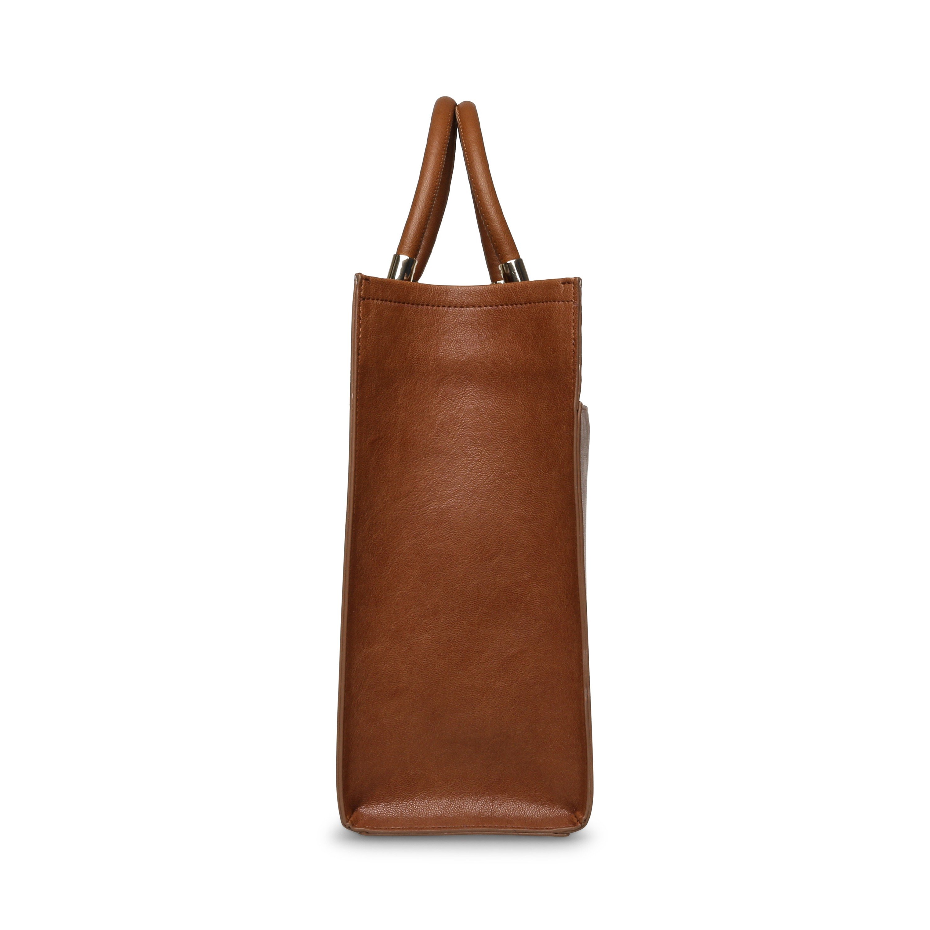 BCHLOEY Cognac/Gold Tote
