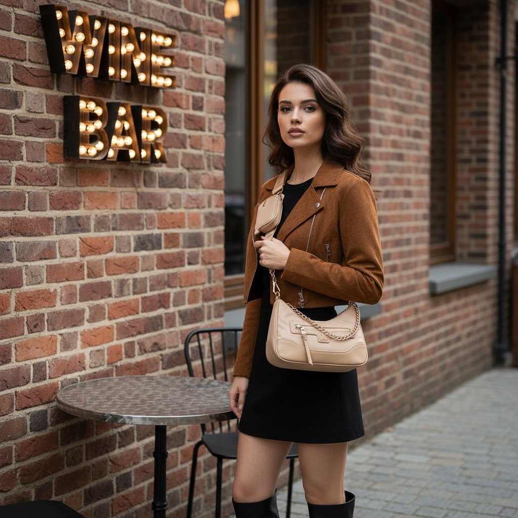 Bgreed Almond Crossbody