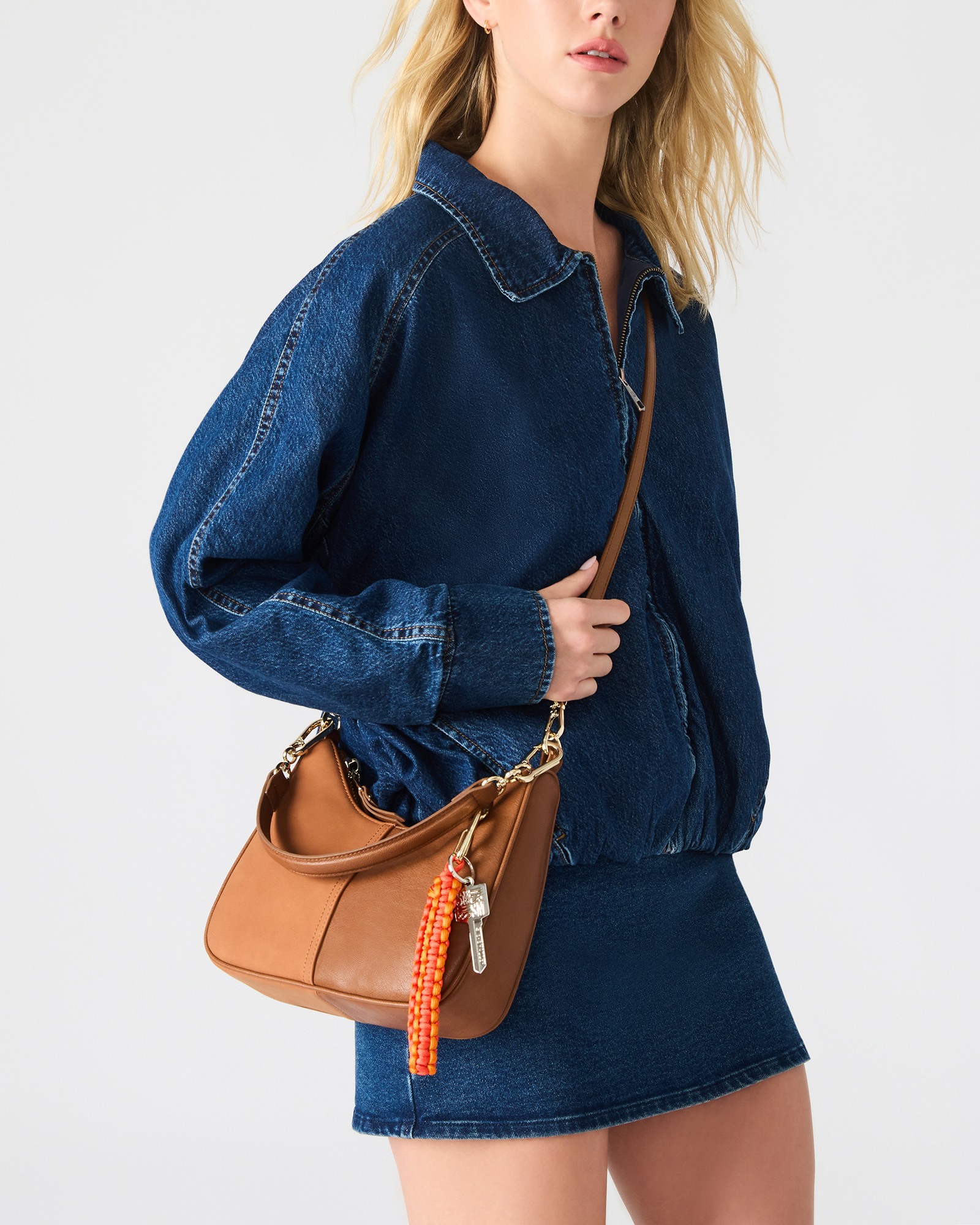BSHI Cognac/Gold Crossbody