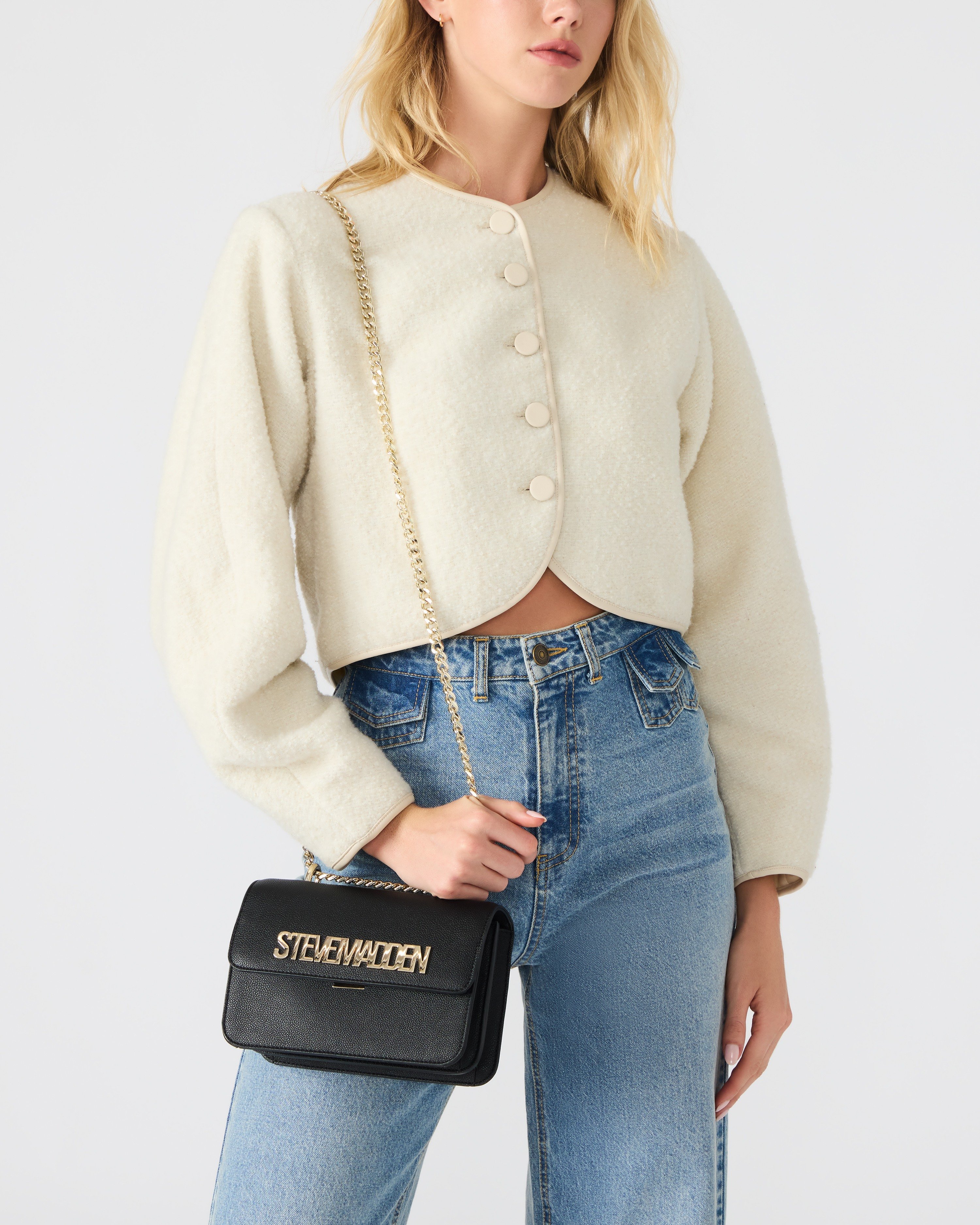 BSTAKES-2 Black/Gold Crossbody