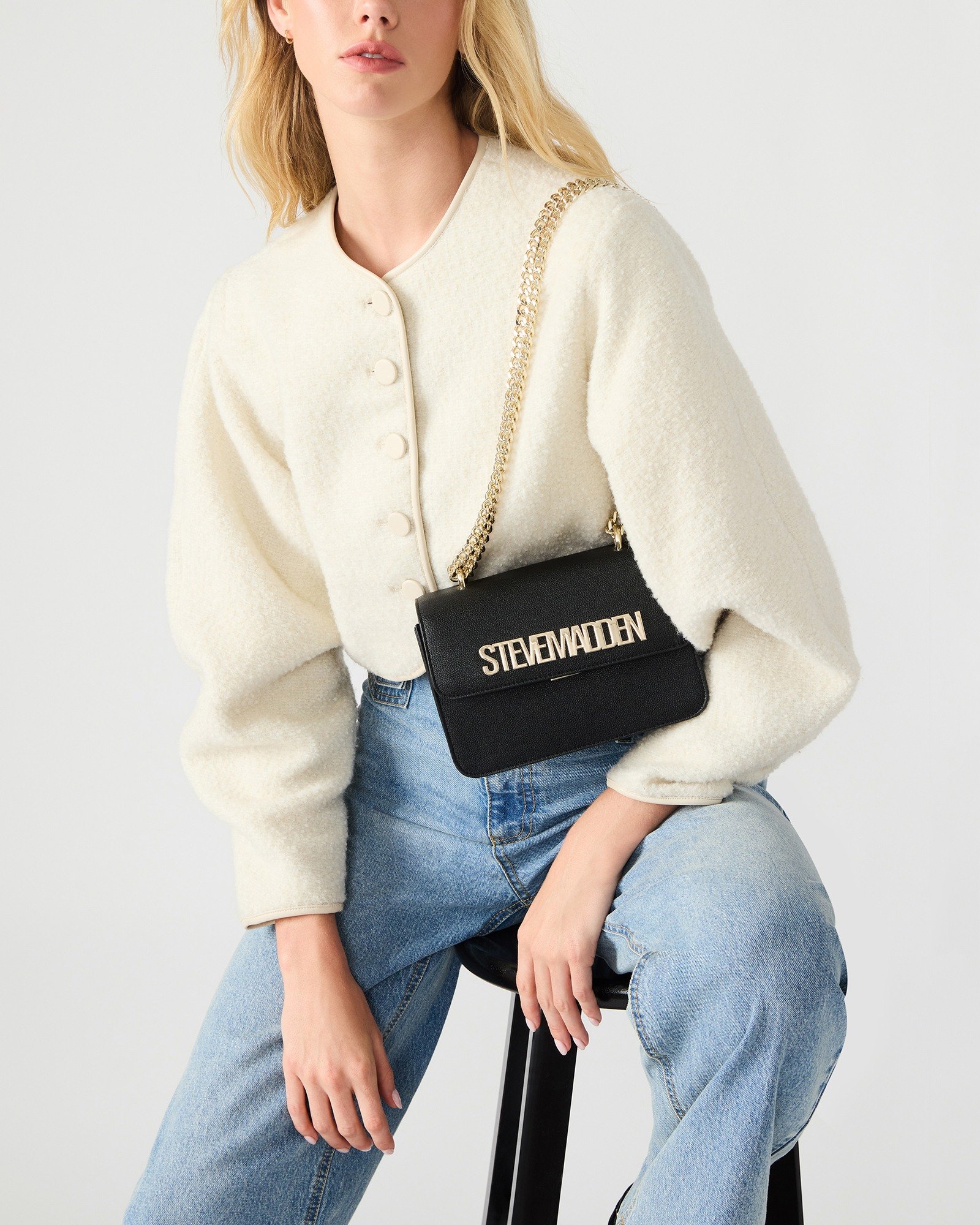 BSTAKES-2 Black/Gold Crossbody
