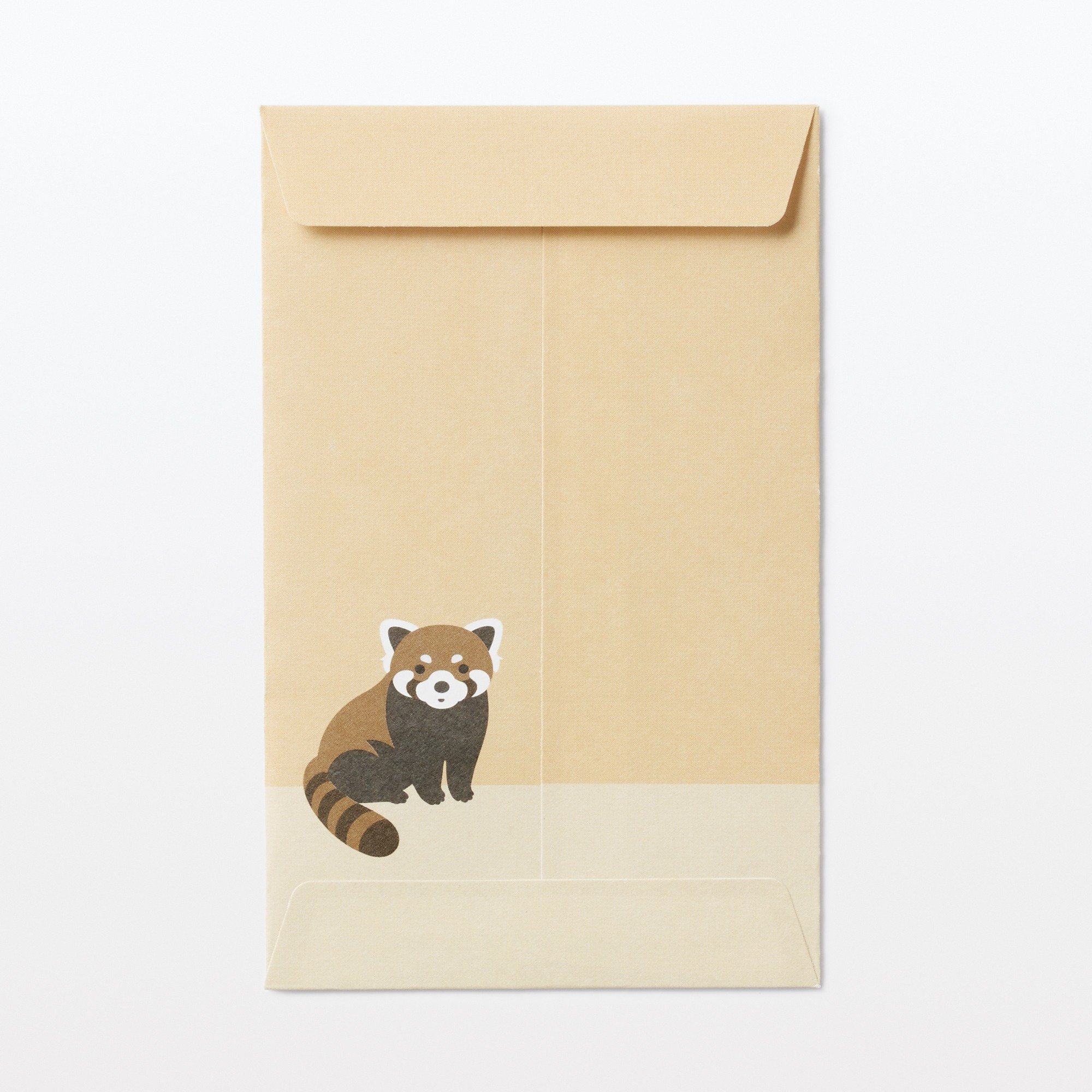 Bamboo paper Petit envelope Red panda