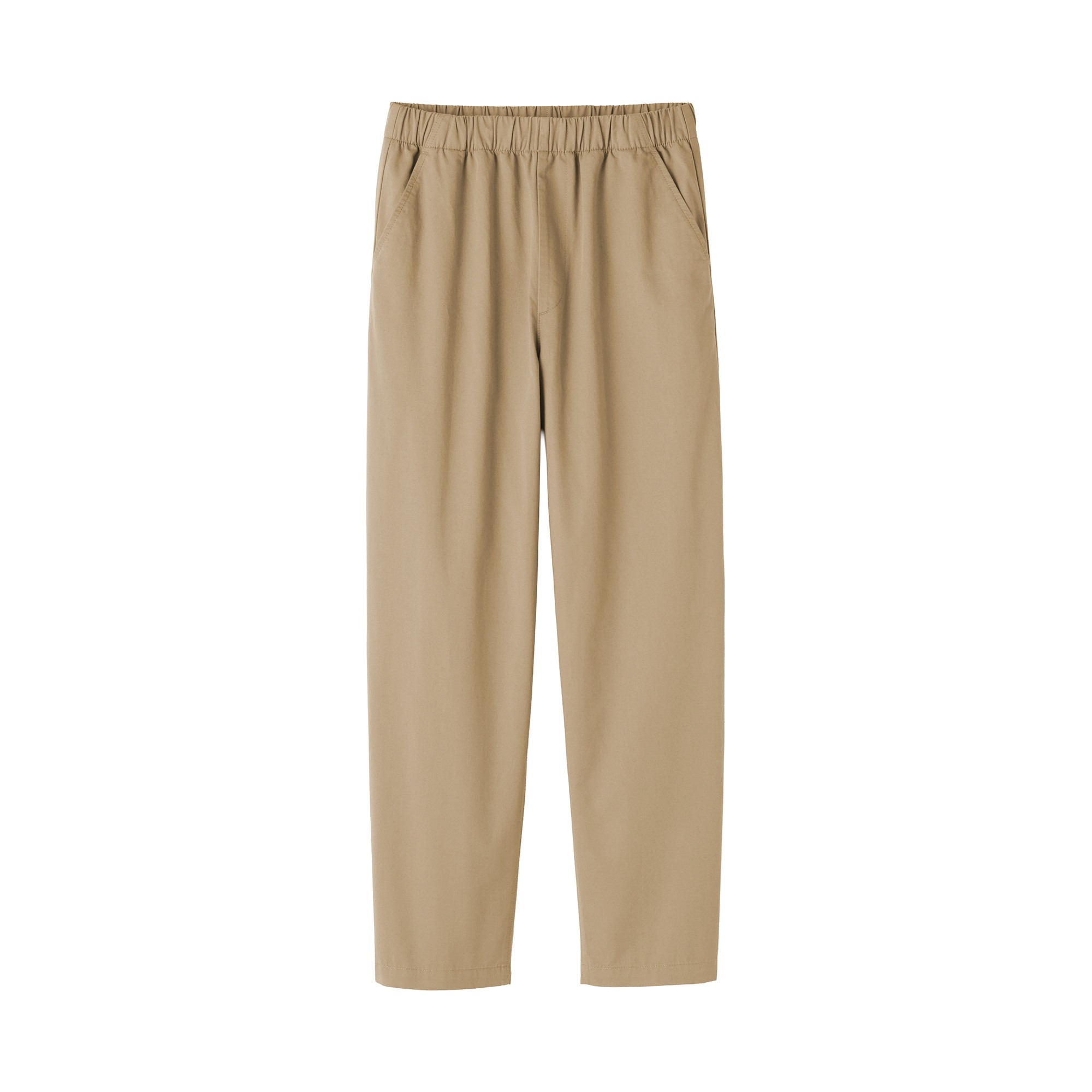 W's Washed cotton Easy tapered pants
