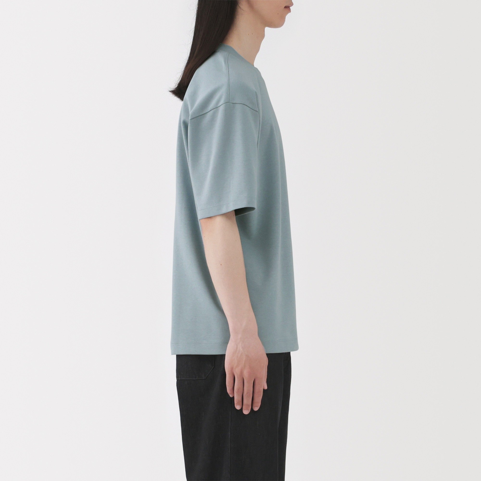 M's Cool touch Wide-fit S/Slv T-shirt (ASEAN)