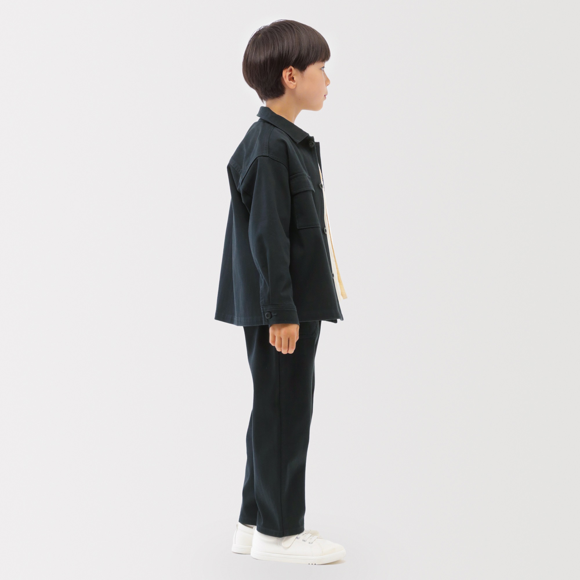 K's 2way stretch herringbone baker pants