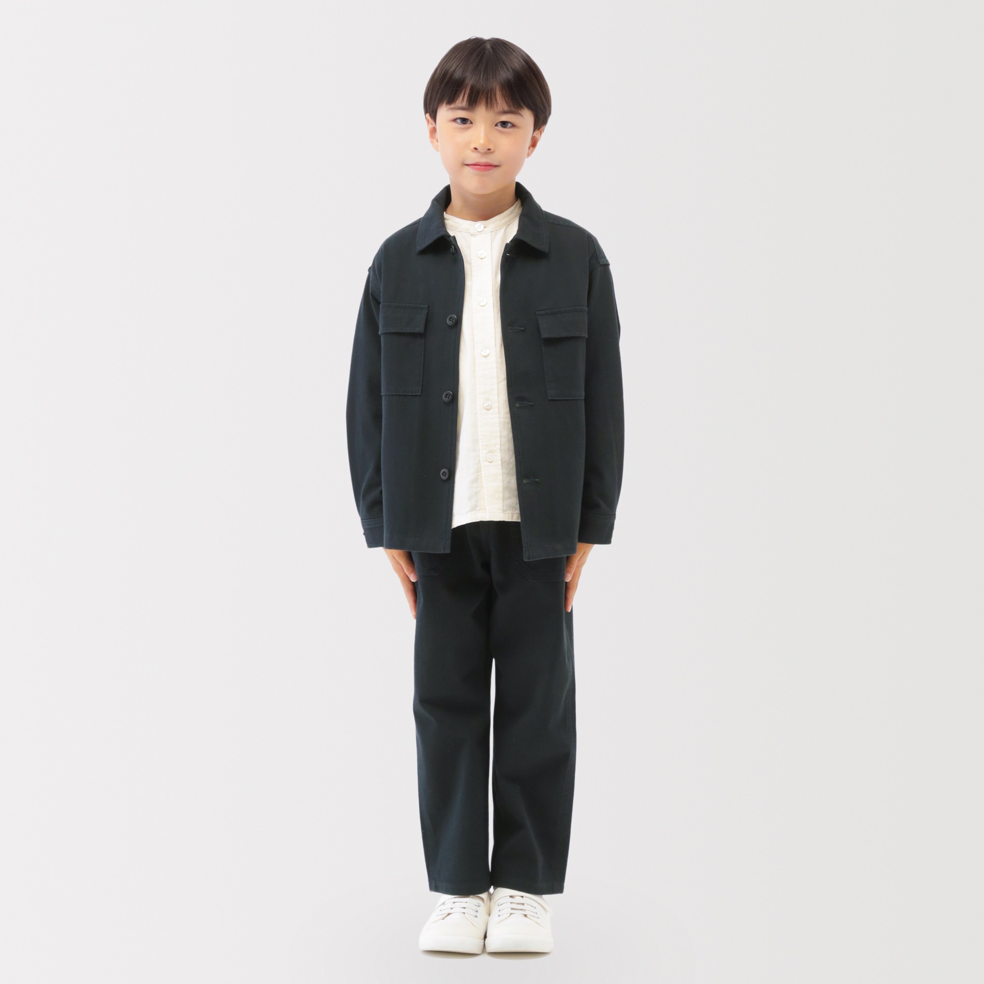 K's 2way stretch herringbone baker pants