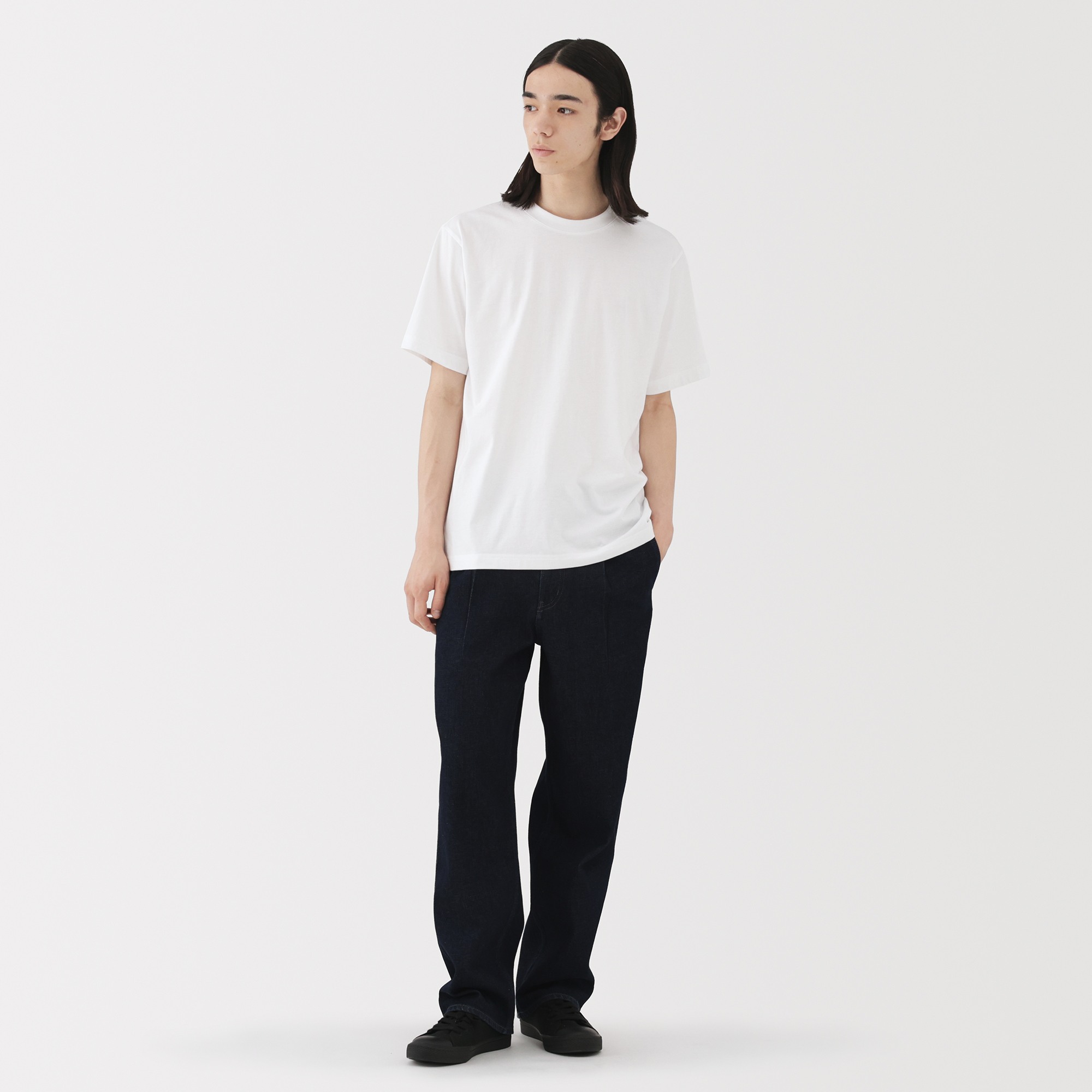 M's Jersey crew neck S/Slv T-shirt (ASEAN)
