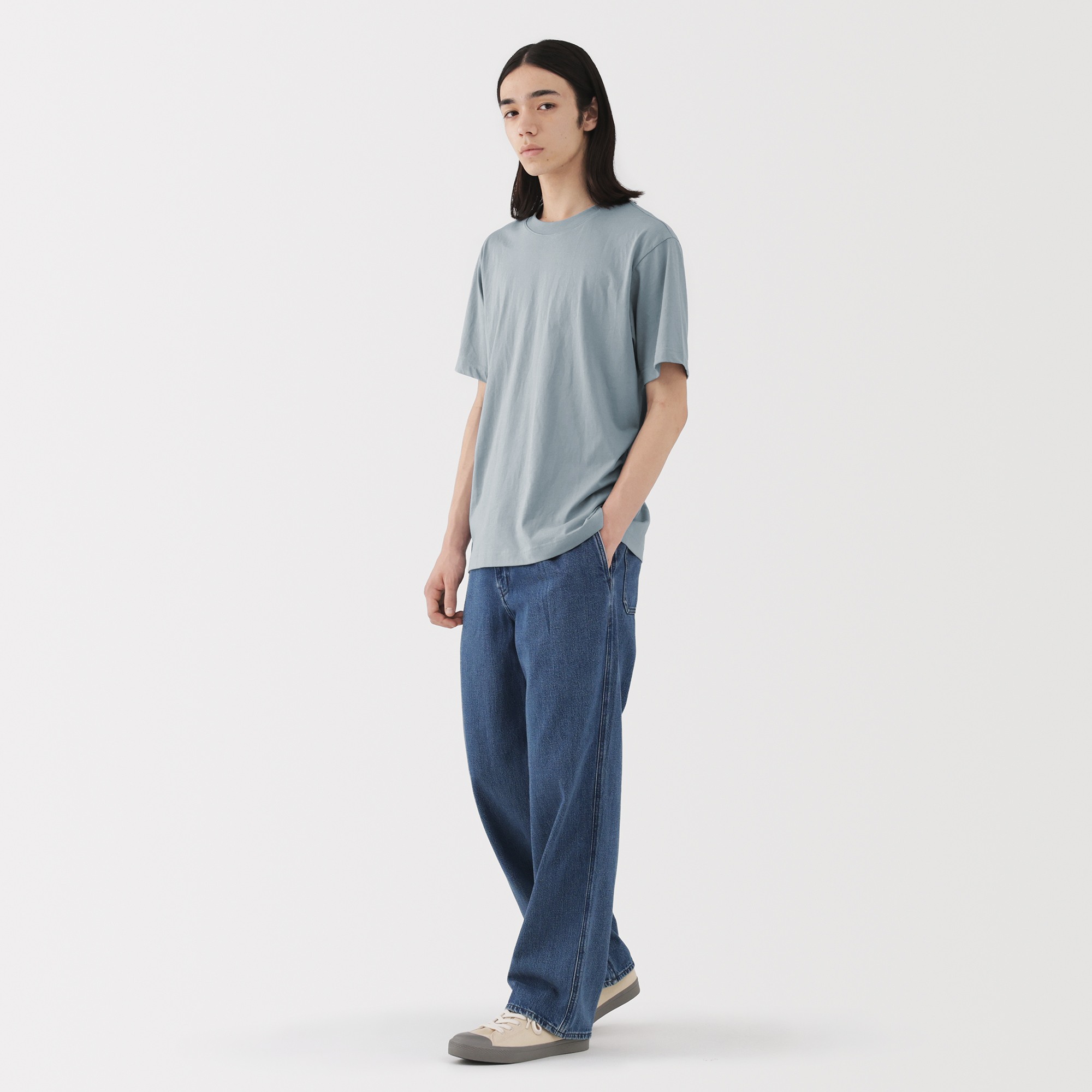M's Jersey crew neck S/Slv T-shirt (ASEAN)