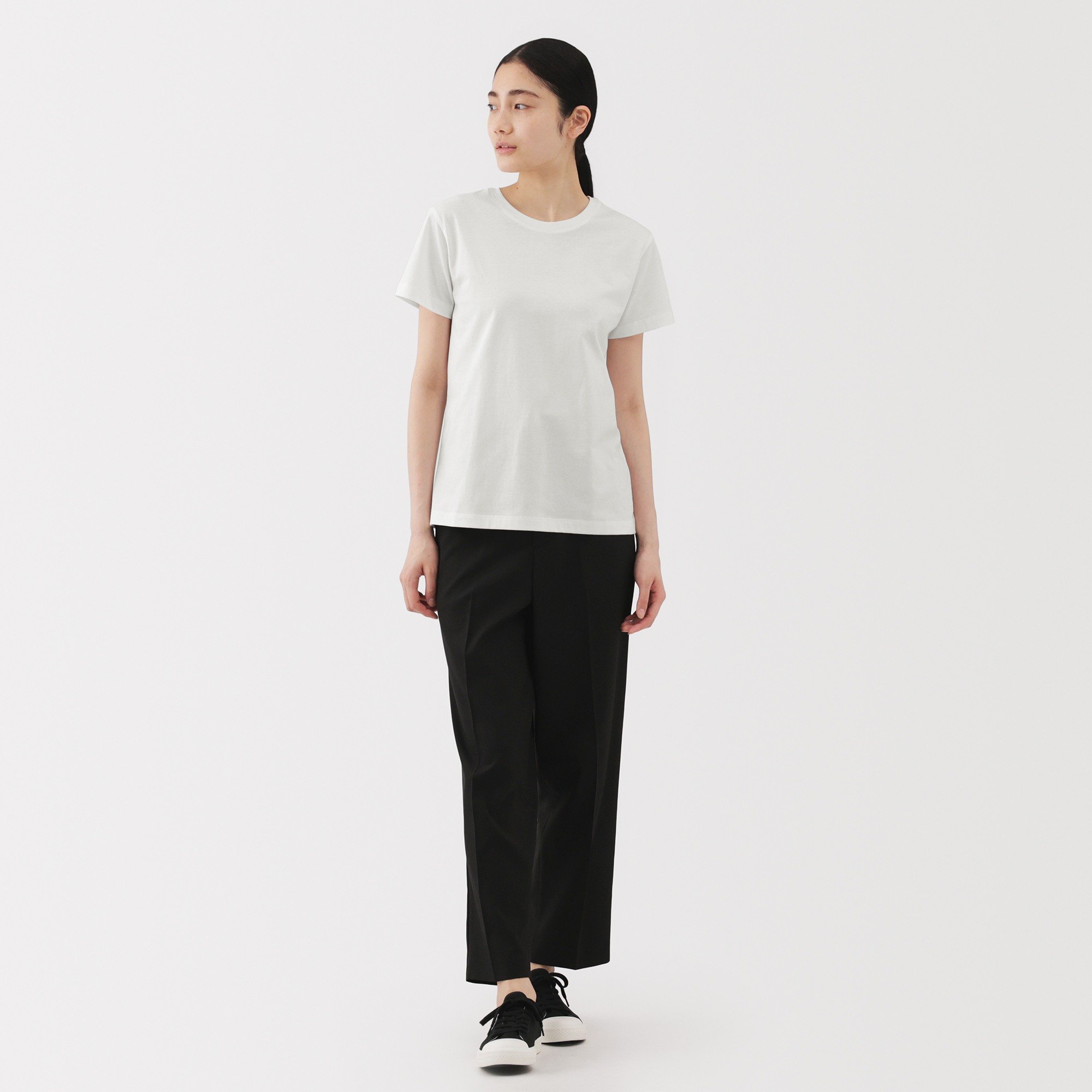 W's Jersey crew neck S/Slv T-shirt(ASEAN)