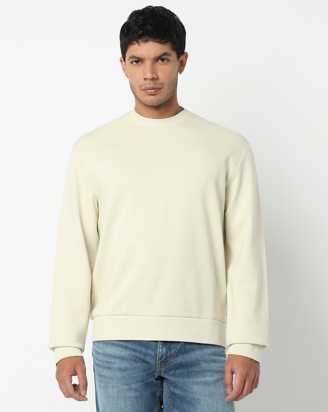 GAS | Regular Fit Sweatshirt with Signature Branding