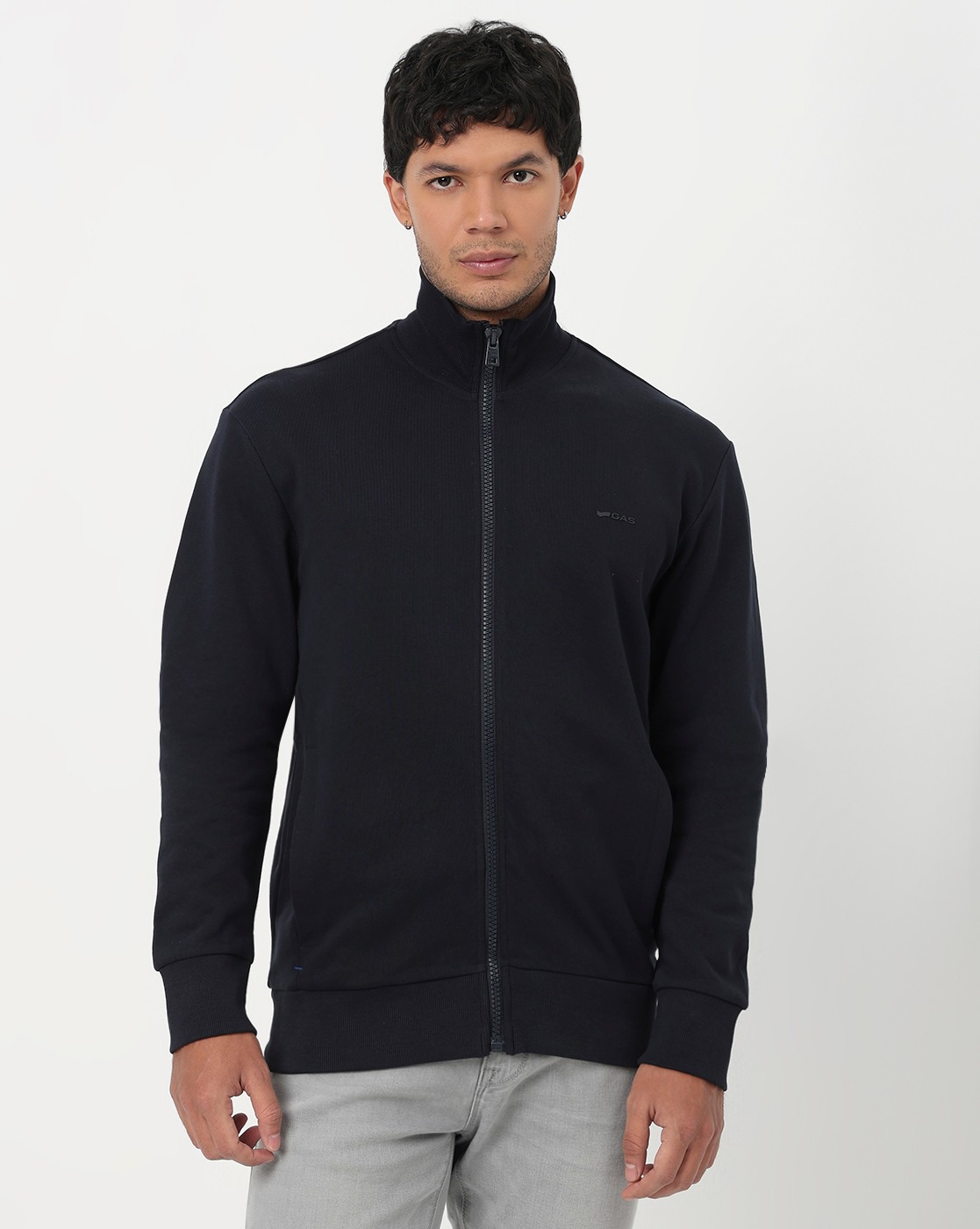 GAS | Regular Fit Sweatshirt with Signature Branding