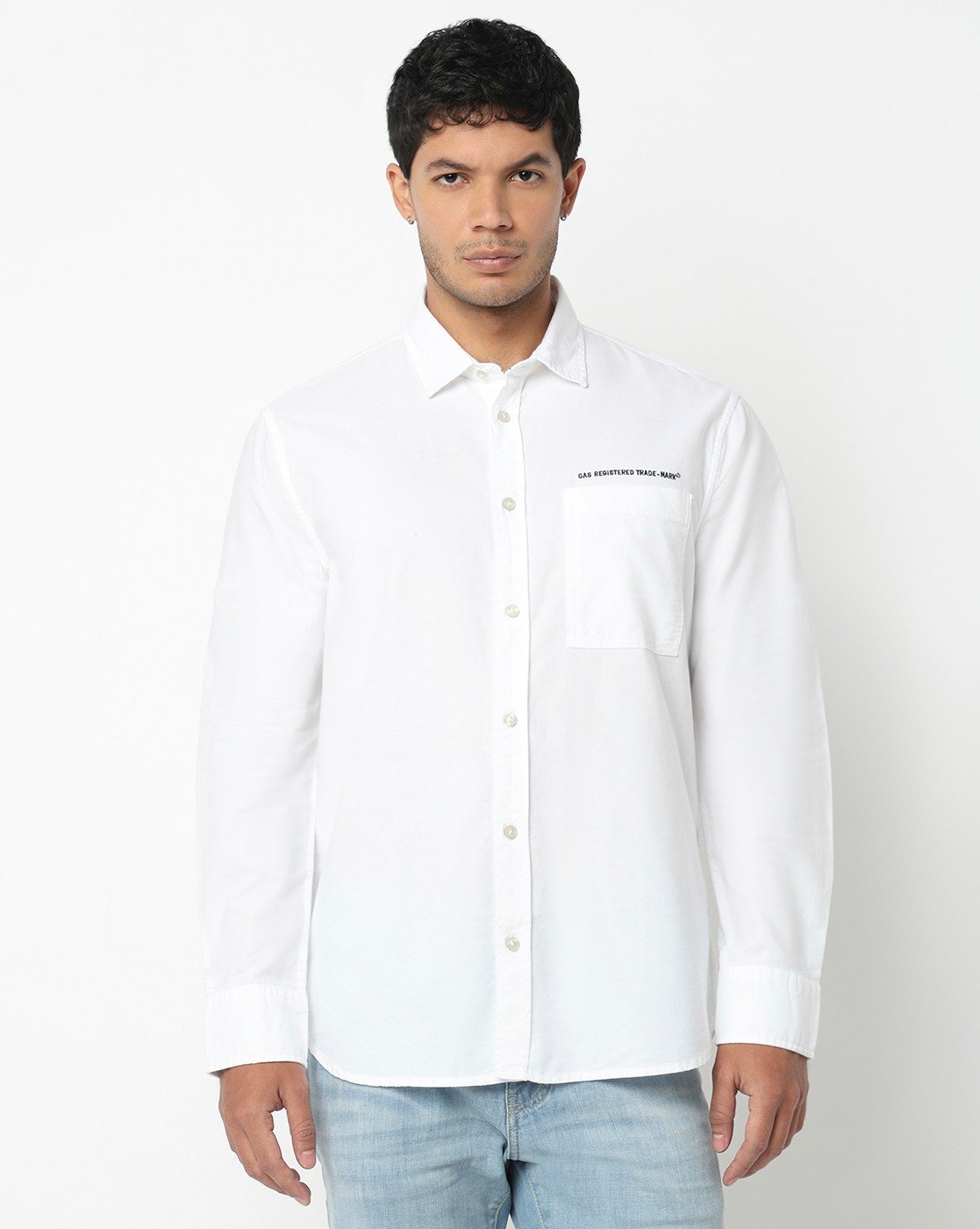 GAS | Regular Fit Shirt with Signature Branding