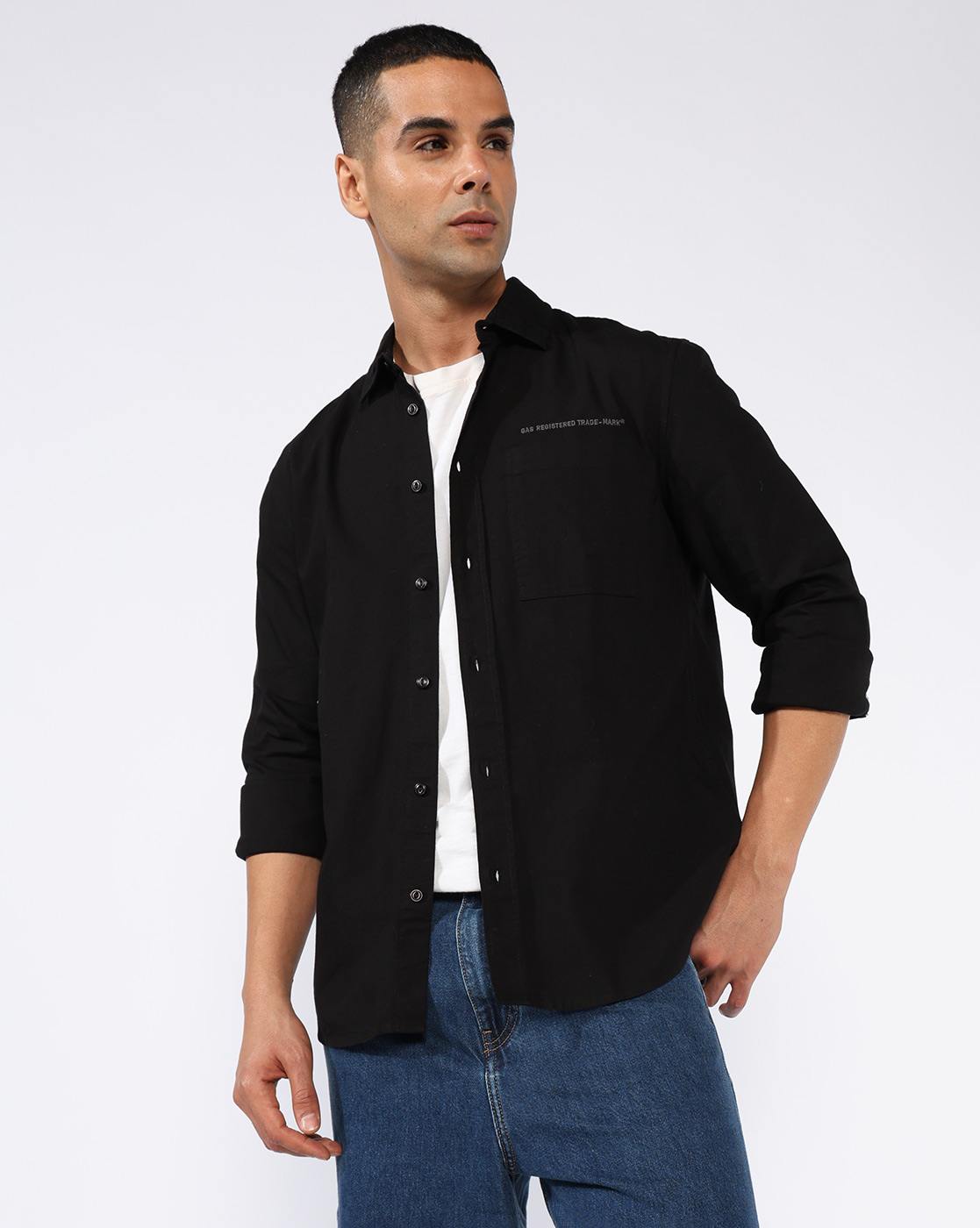 GAS | Regular Fit Shirt with Signature Branding