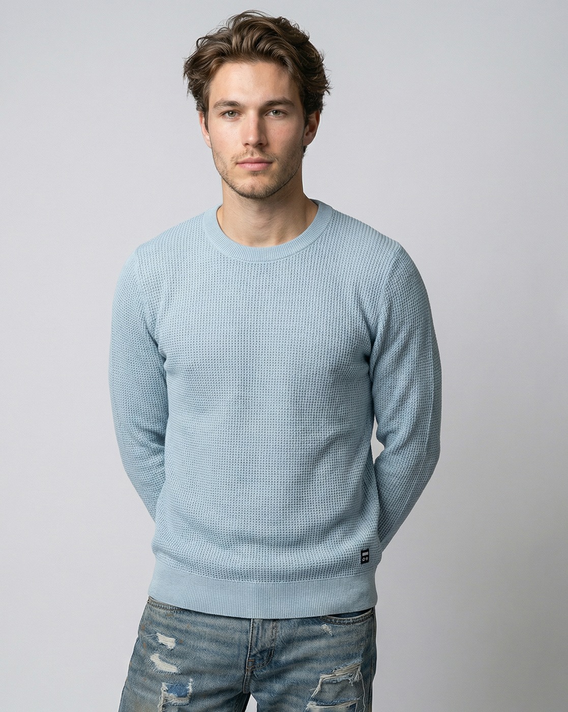 GAS | Regular Fit Pullover with Signature Branding