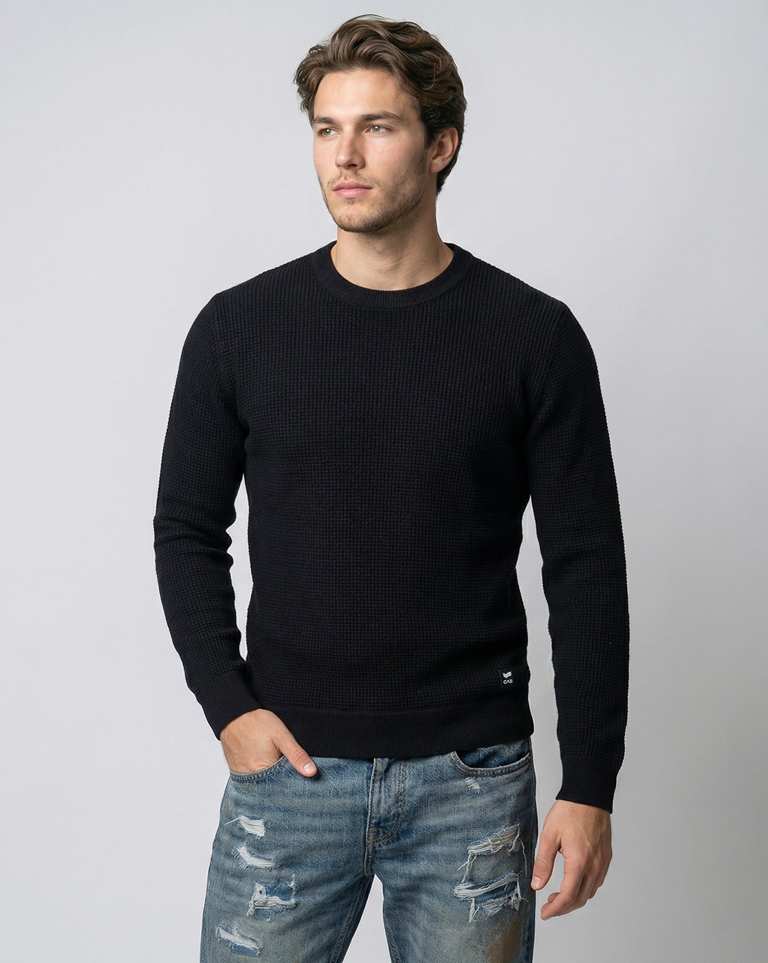 GAS | Regular Fit Pullover with Signature Branding