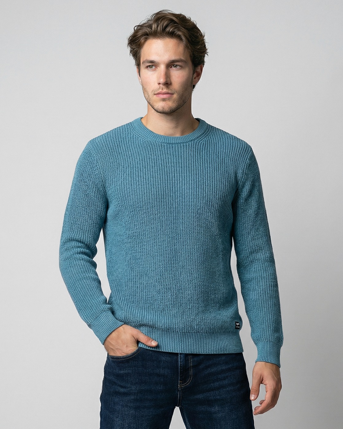 GAS | Regular Fit Pullover with Signature Branding