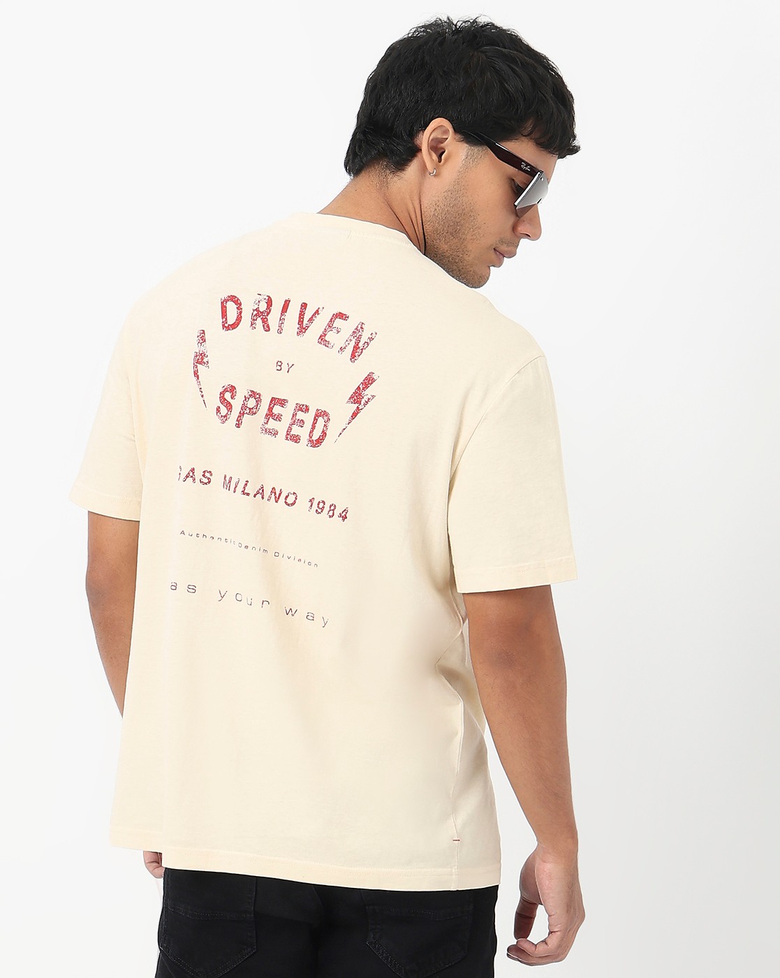GAS | Regular Fit Crewneck T-Shirt with Signature Branding