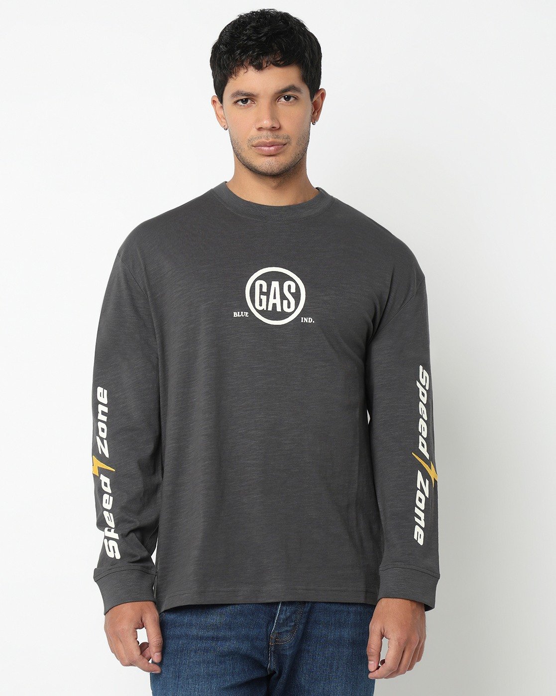 GAS | Relaxed Fit Top with Signature Branding