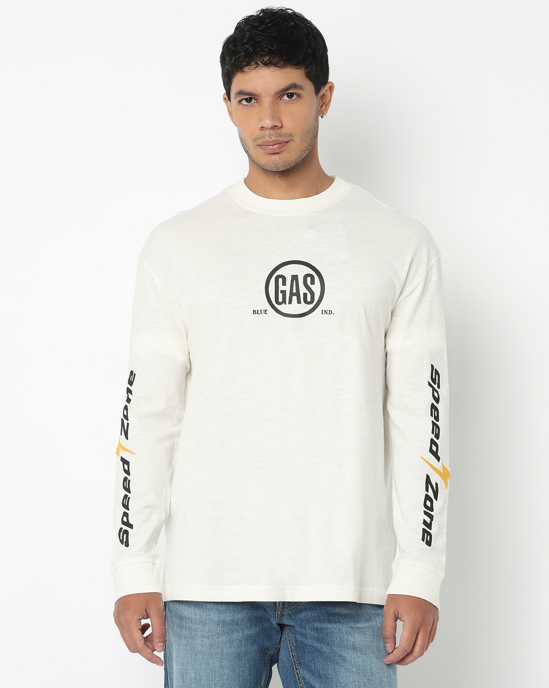 GAS | Relaxed Fit Top with Signature Branding