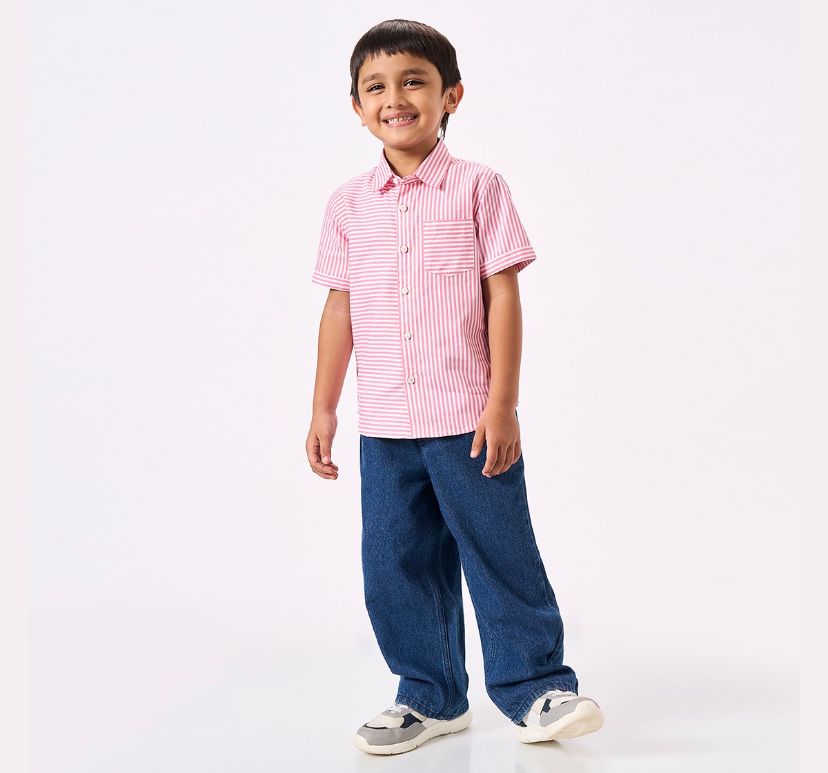 Ed-A-Mamma Kids Boys Shirt Red