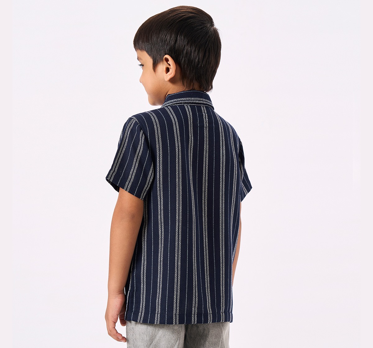 Ed-A-Mamma Kids Boys Shirt Navy