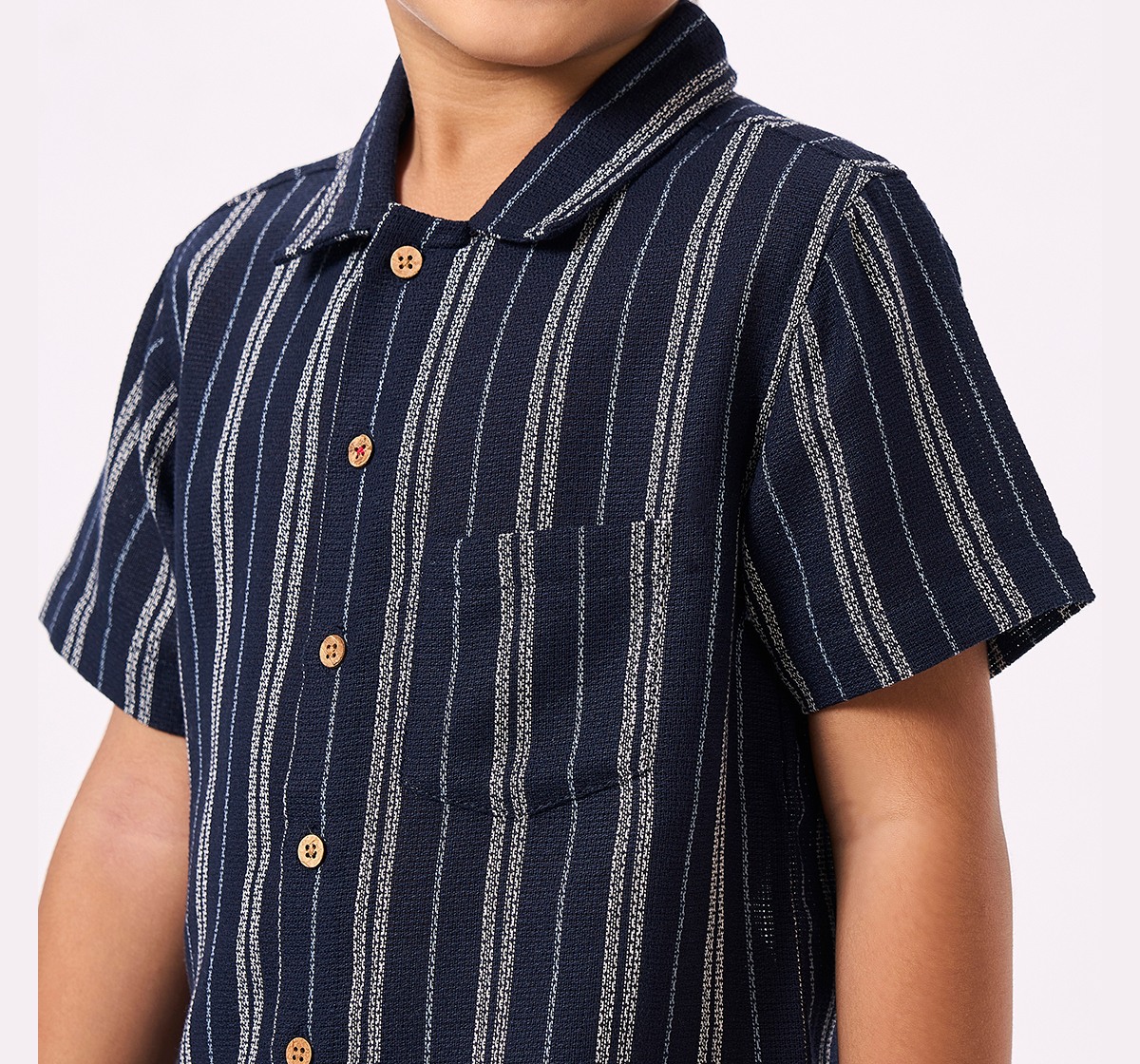 Ed-A-Mamma Kids Boys Shirt Navy