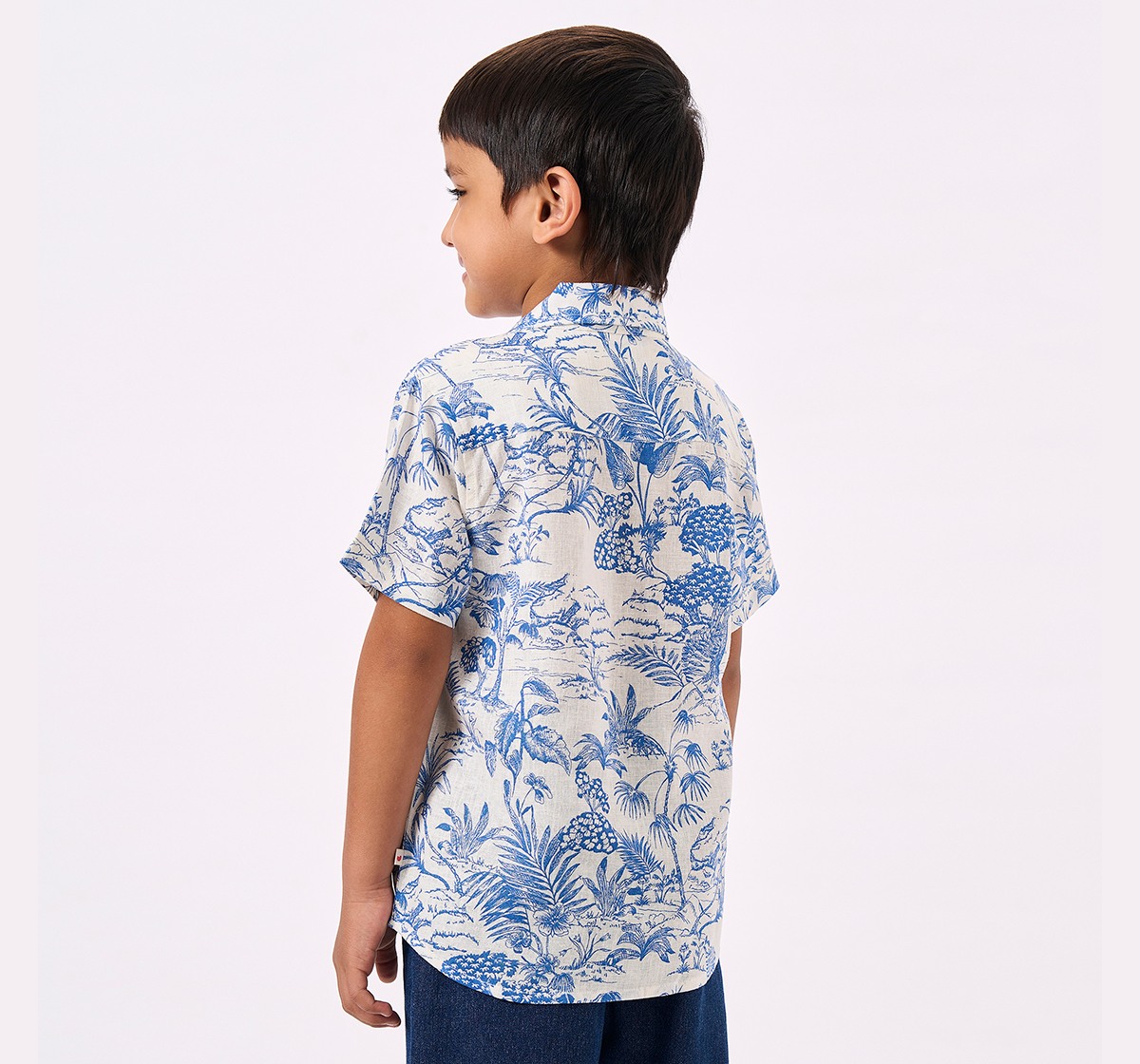 Ed-A-Mamma Kids Boys Shirt Blue