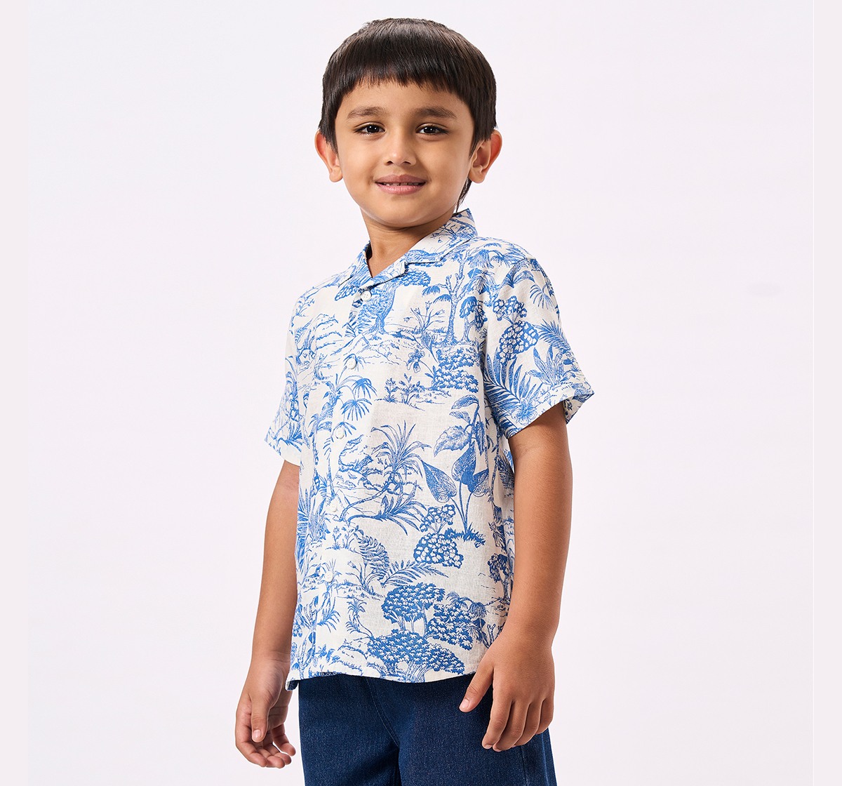 Ed-A-Mamma Kids Boys Shirt Blue