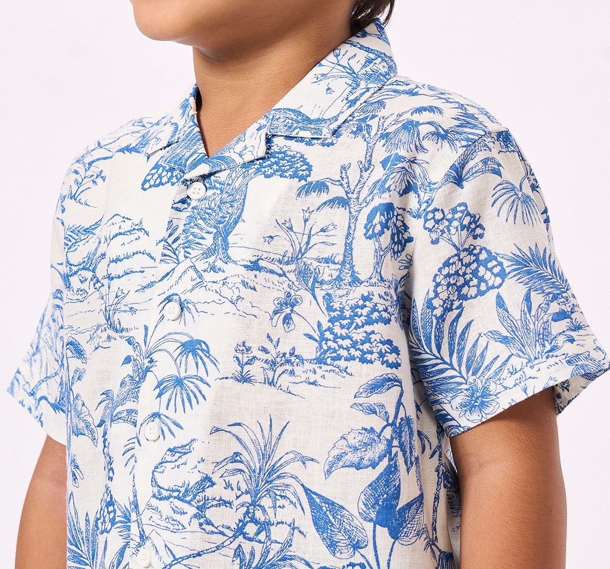 Ed-A-Mamma Kids Boys Shirt Blue