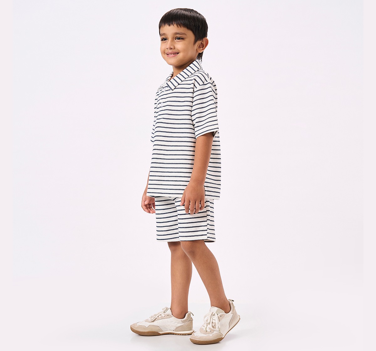 Ed-A-Mamma Kids Boys Co-Ordinate Set Offwhite
