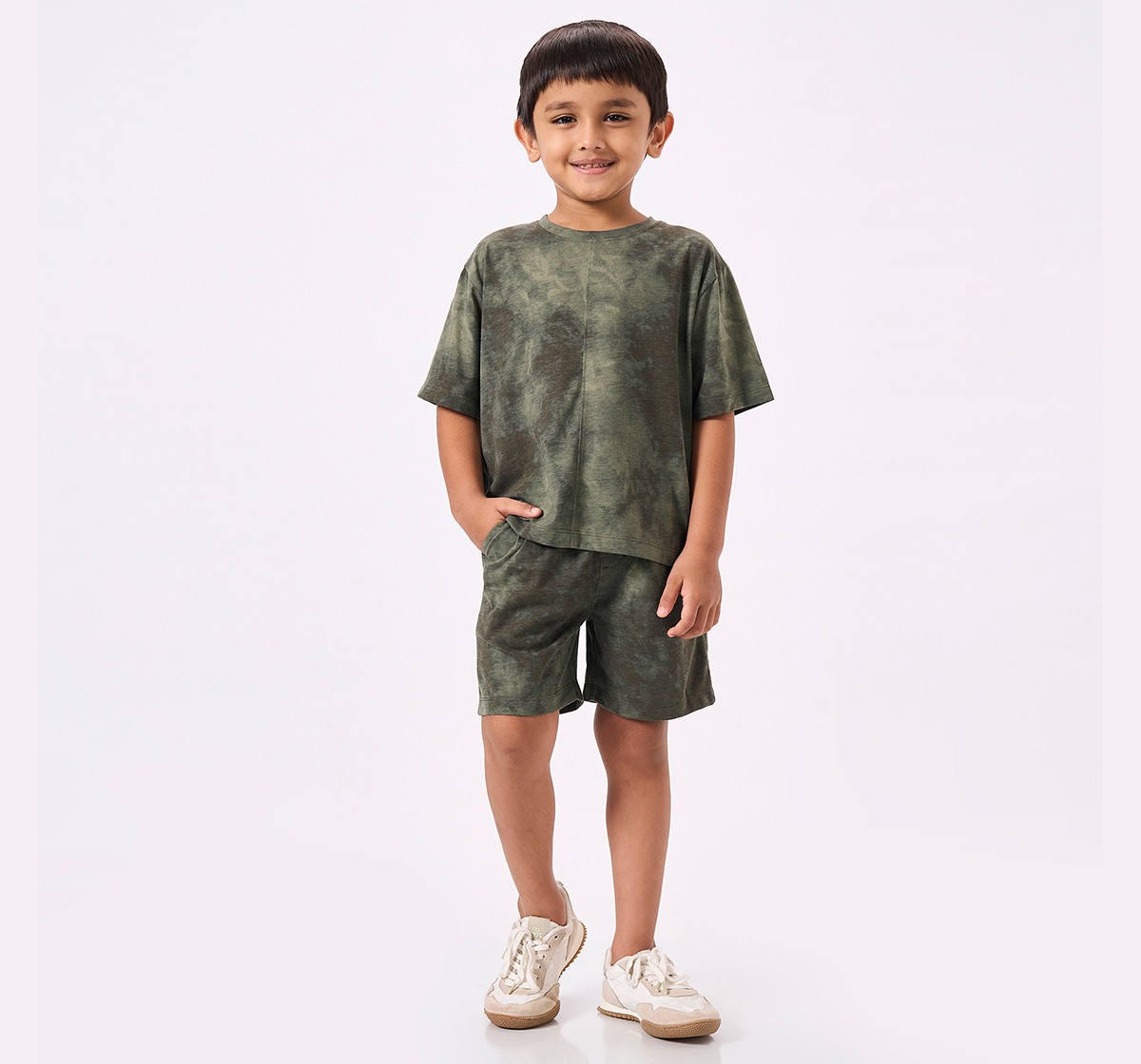 Ed-A-Mamma Kids Boys Co-Ordinate Set Olive
