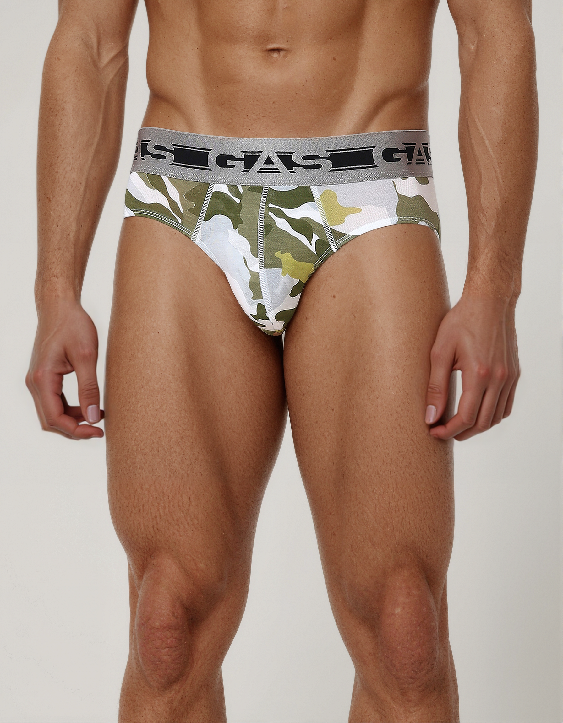 GAS | Black Solid Modal Blend Brief
