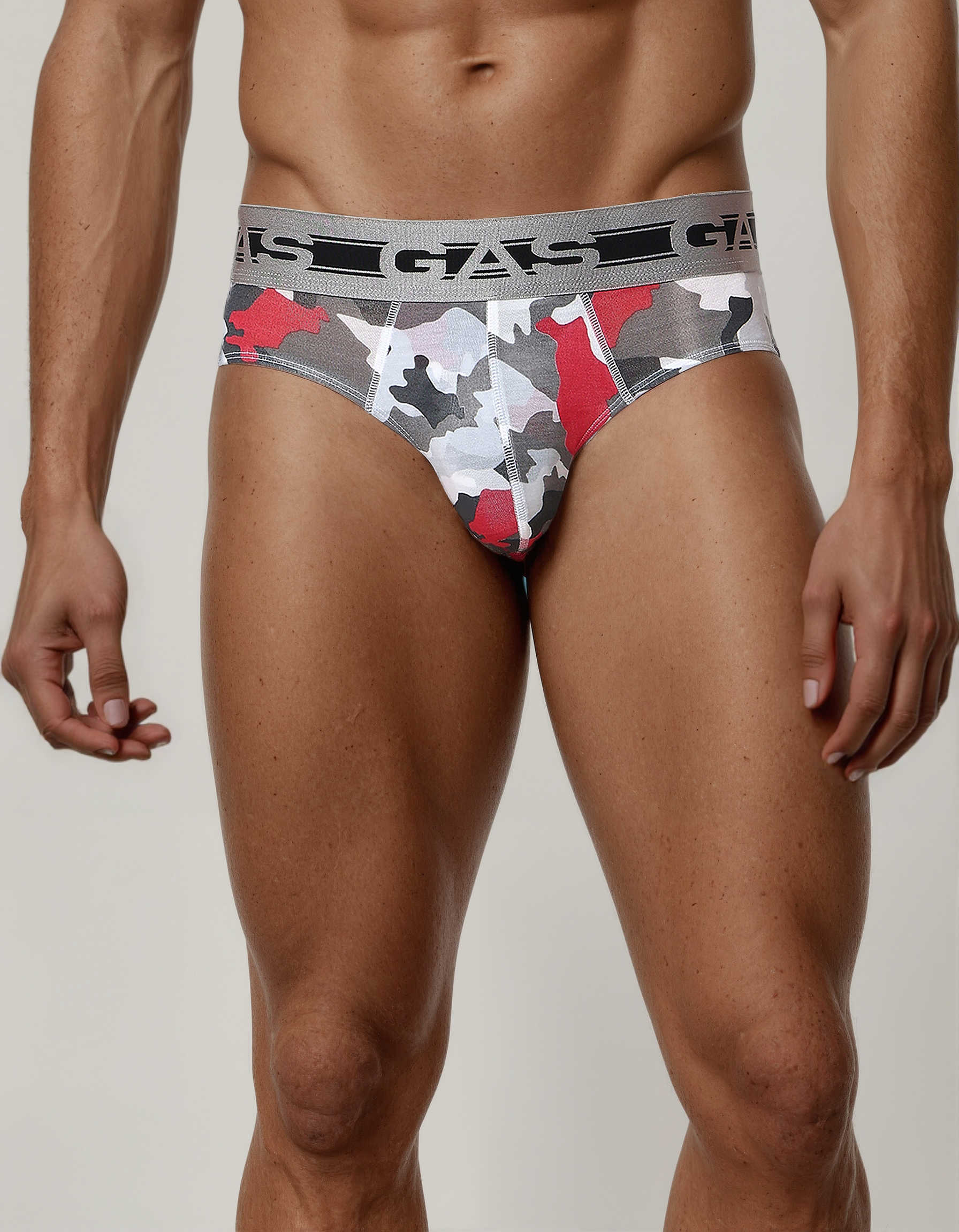 GAS | Green AOP Camo Modal Blend Brief