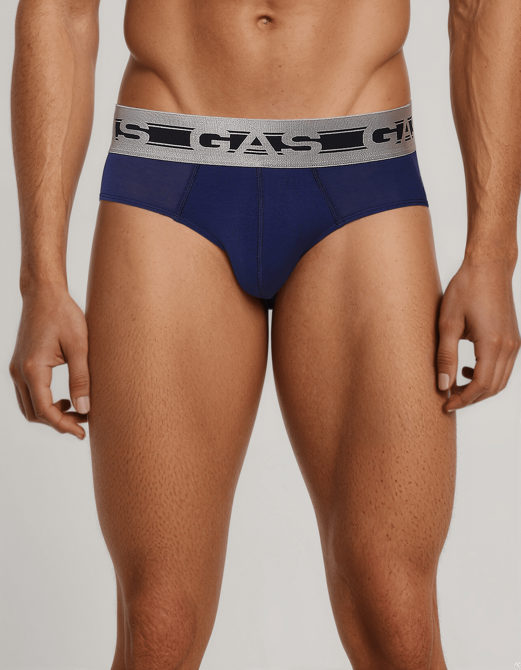 GAS | Blue Solid Modal Blend Brief
