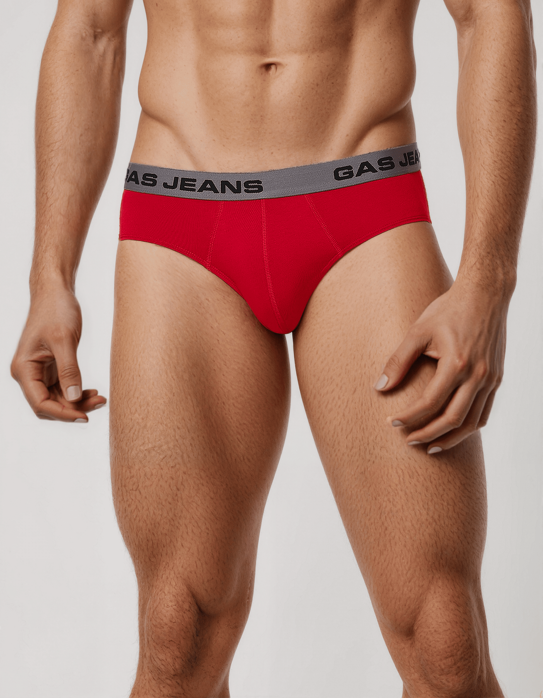 GAS | Solid Red Cotton Brief