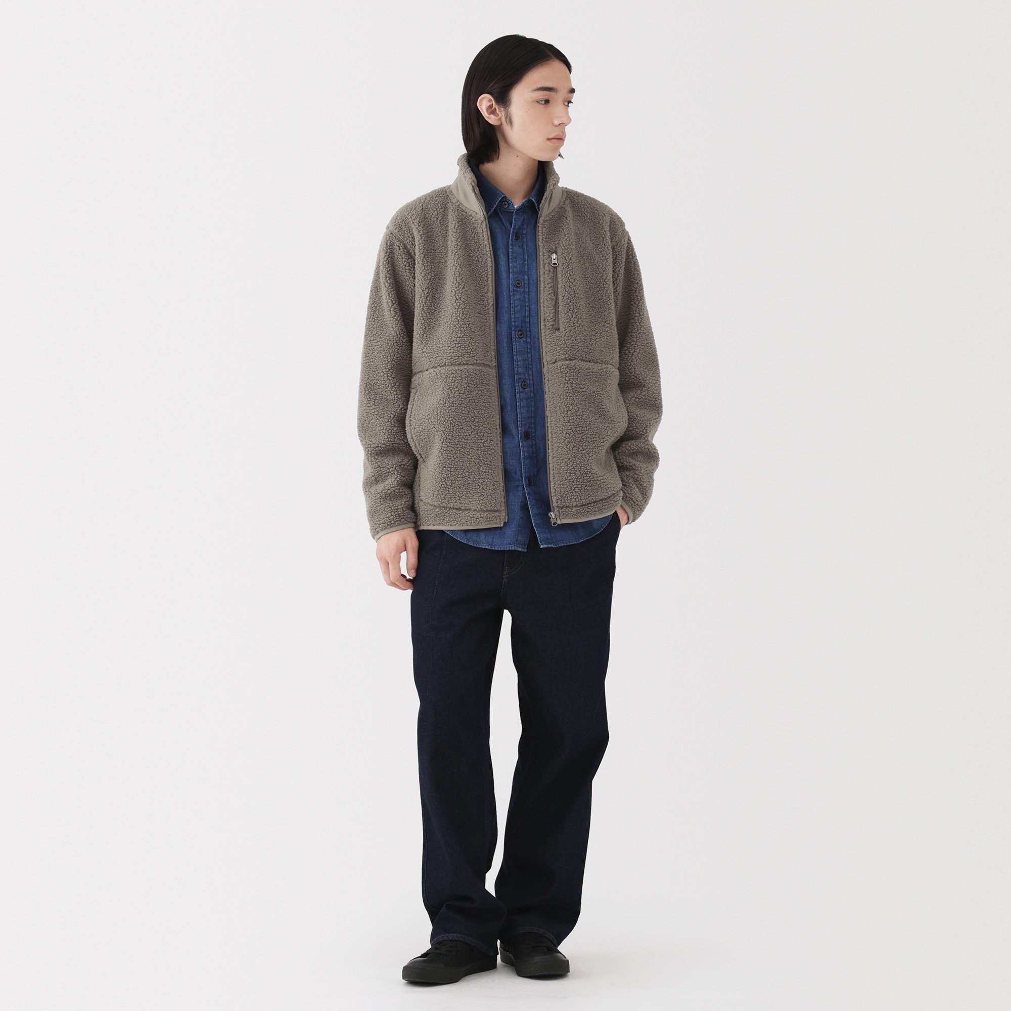 M's Boa fleece jacket