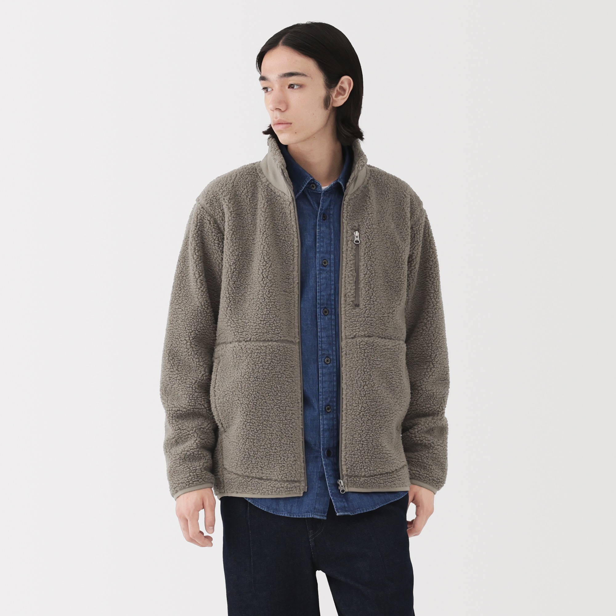 M's Boa fleece jacket