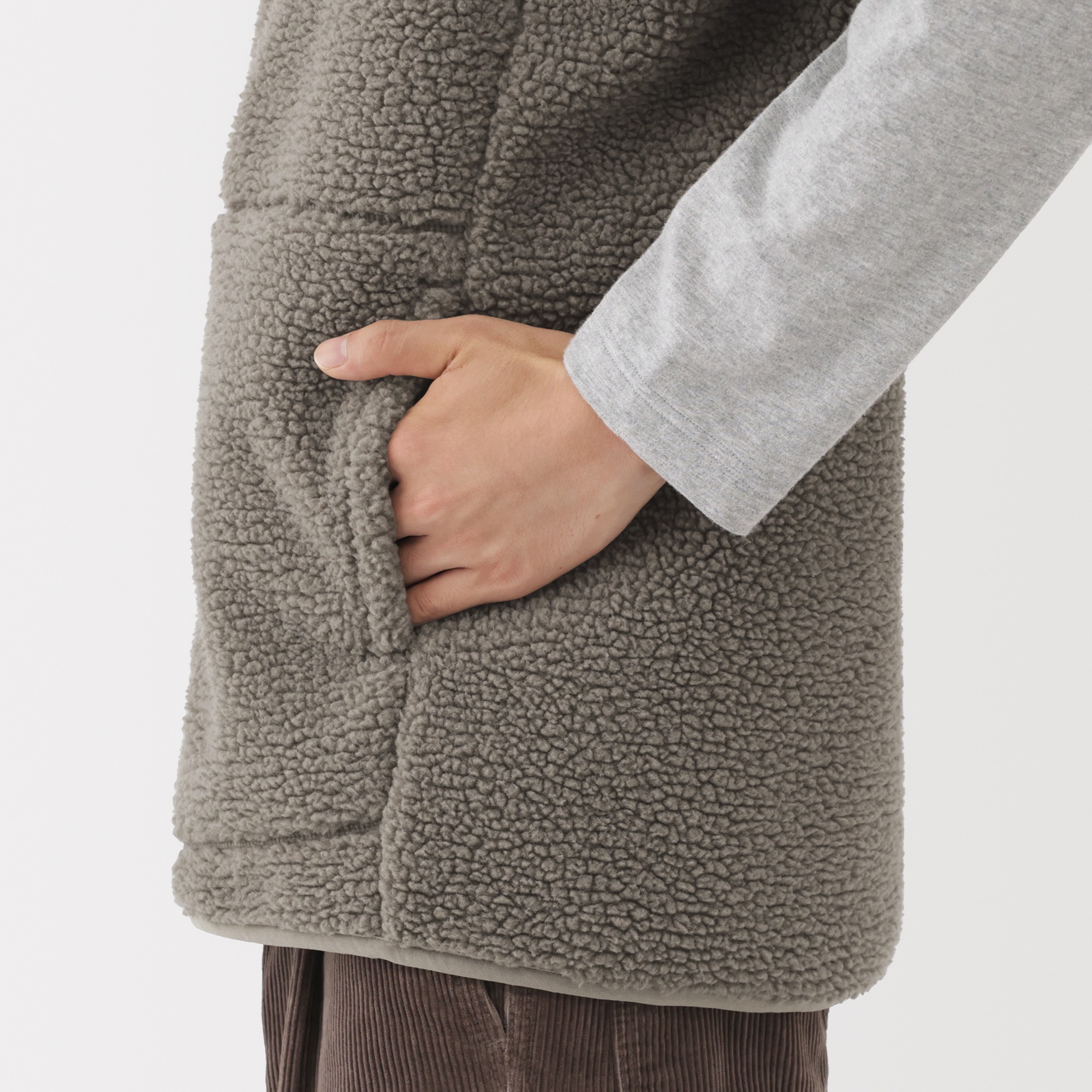 M's Boa fleece Vest