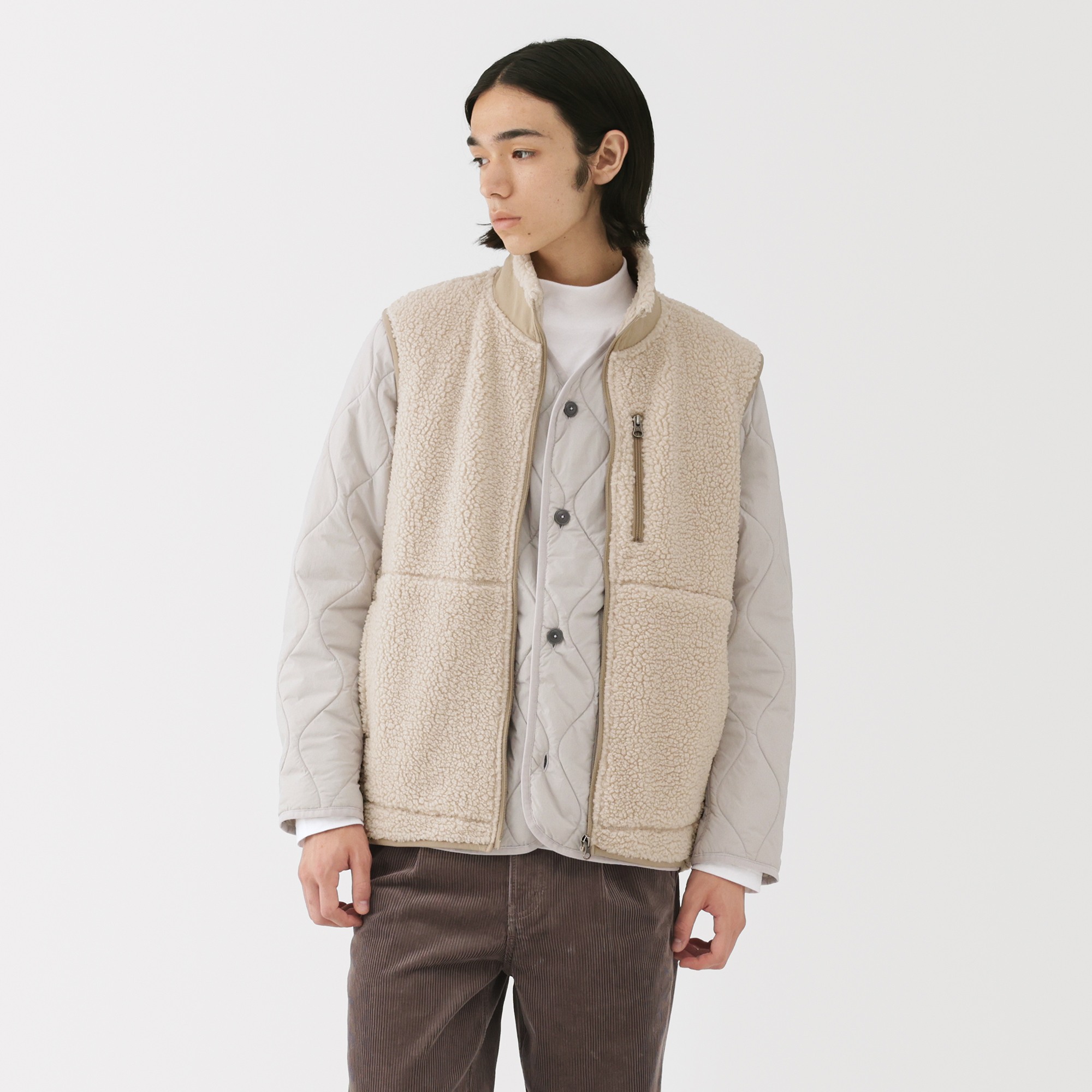 M's Boa fleece Vest