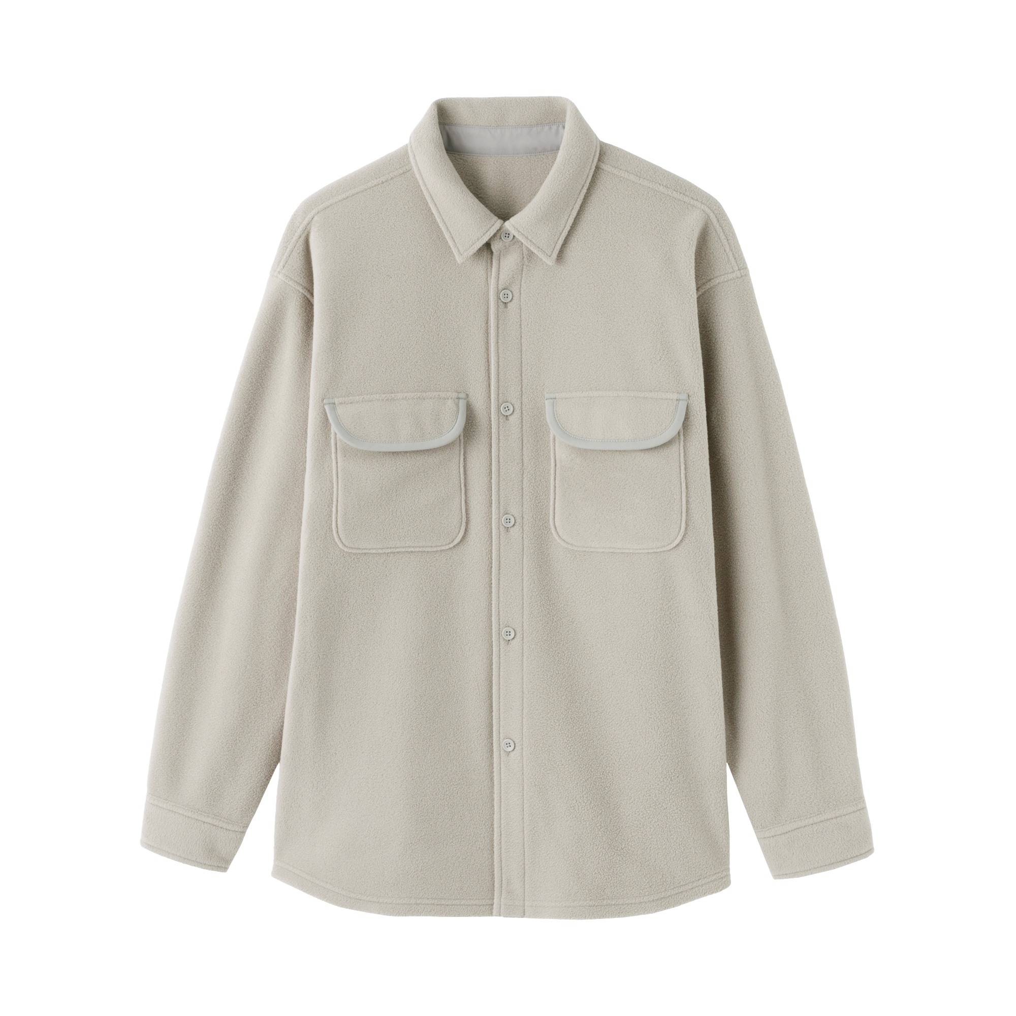 M's Recyclable fleece L/Slv shirt